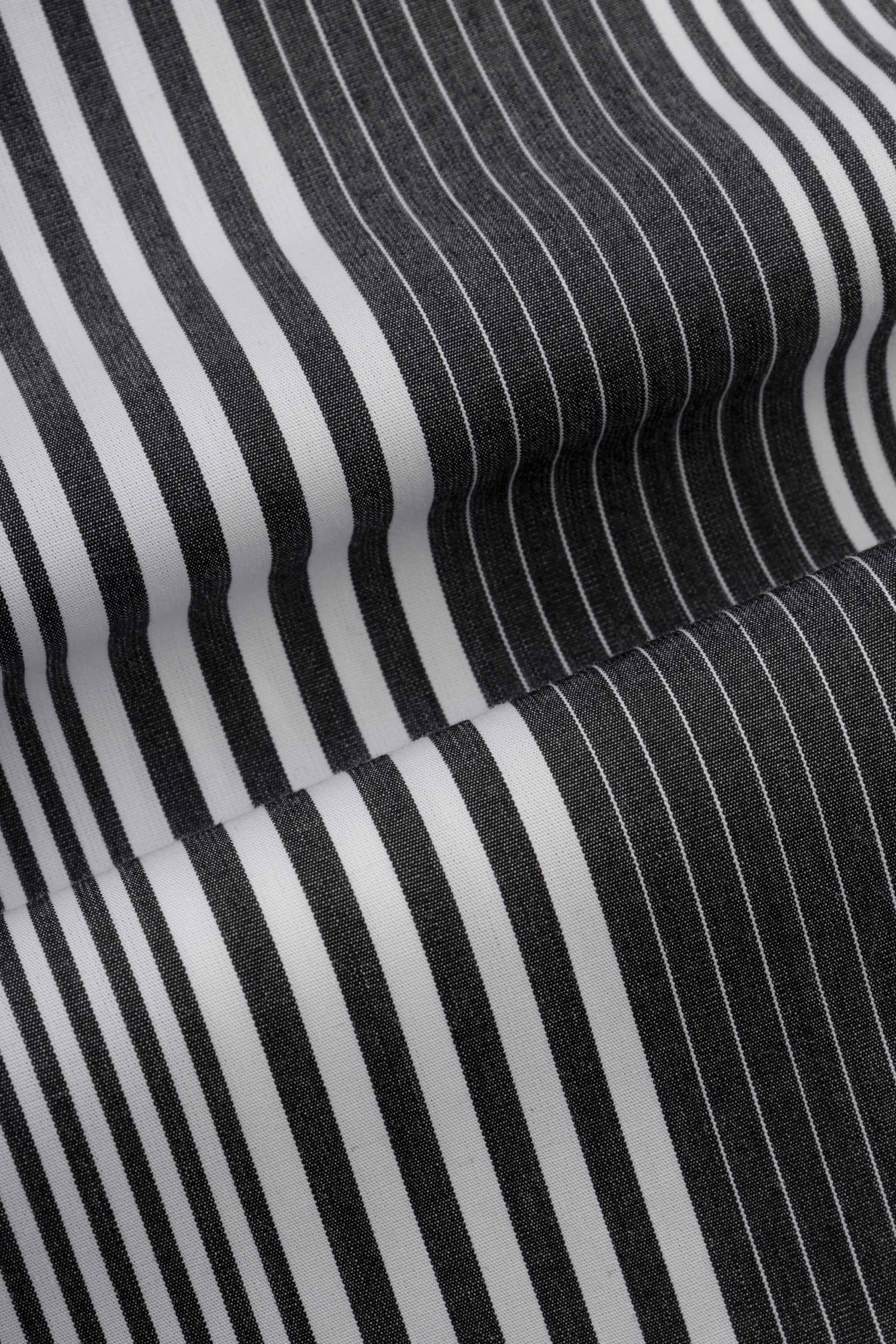 Striped Black Casual Shirt