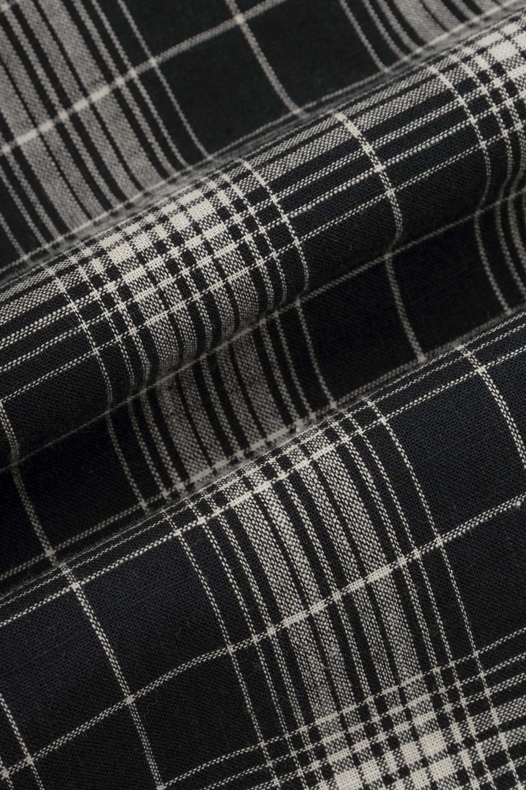 Checked Black Casual Shirt