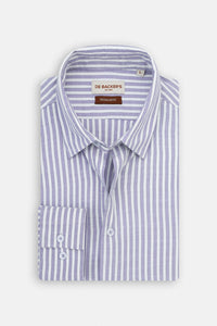 Striped Mauve Casual Shirt