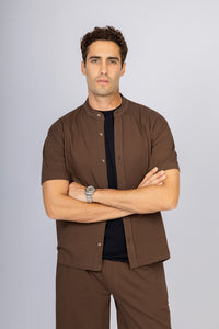 Jacquard Brown Men's Set