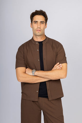 Jacquard Brown Men's Set