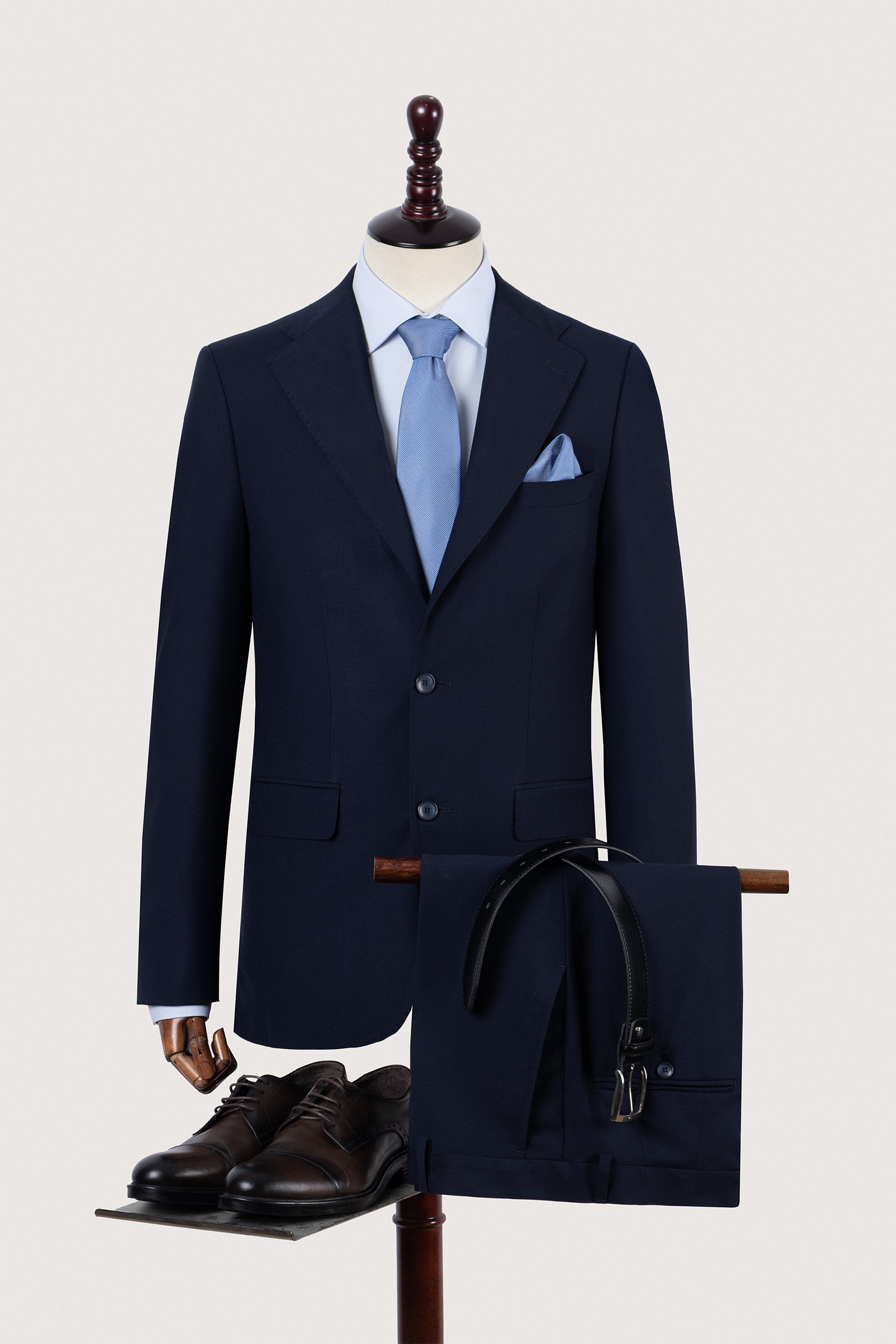 Navy Bamboo Classic Suit