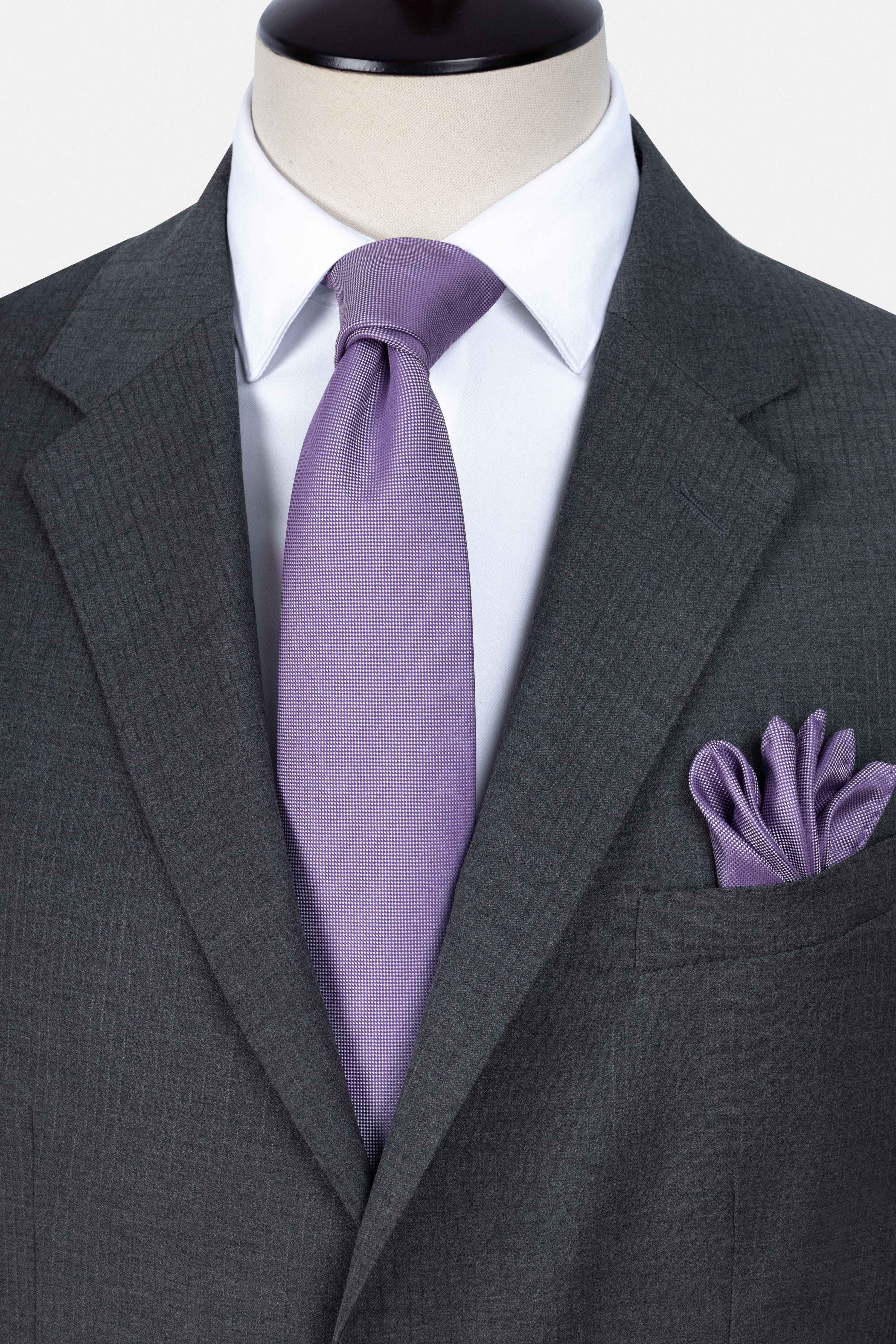 Gray Striped  Formal Suit