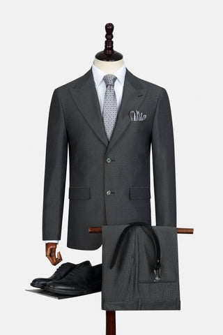 Patterned Gray Suit