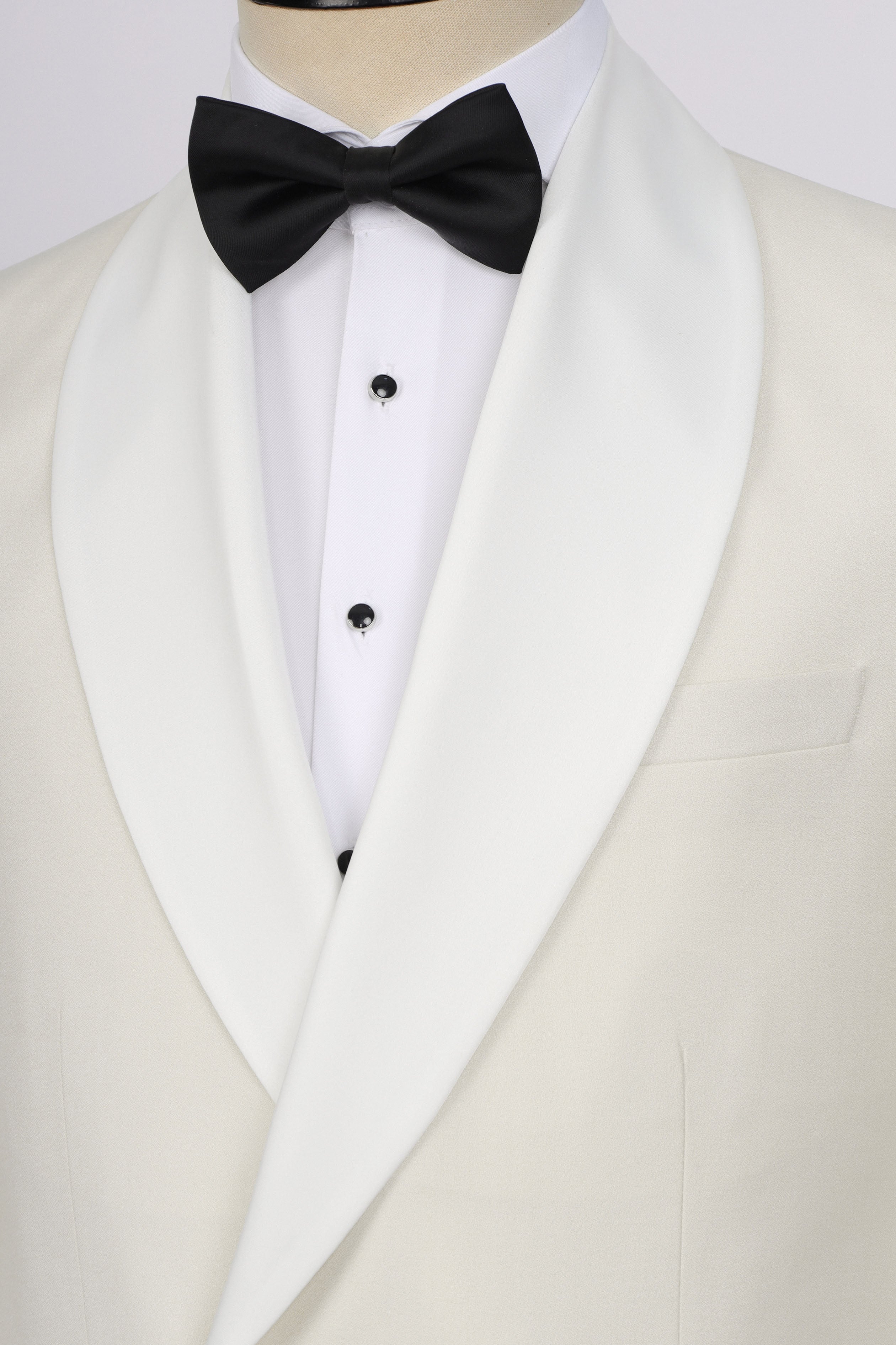Solid Off White Tuxedo