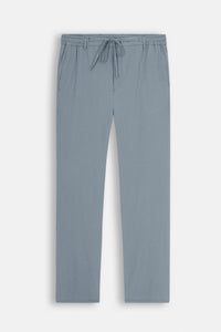 Laced-Up Gray Casual pants