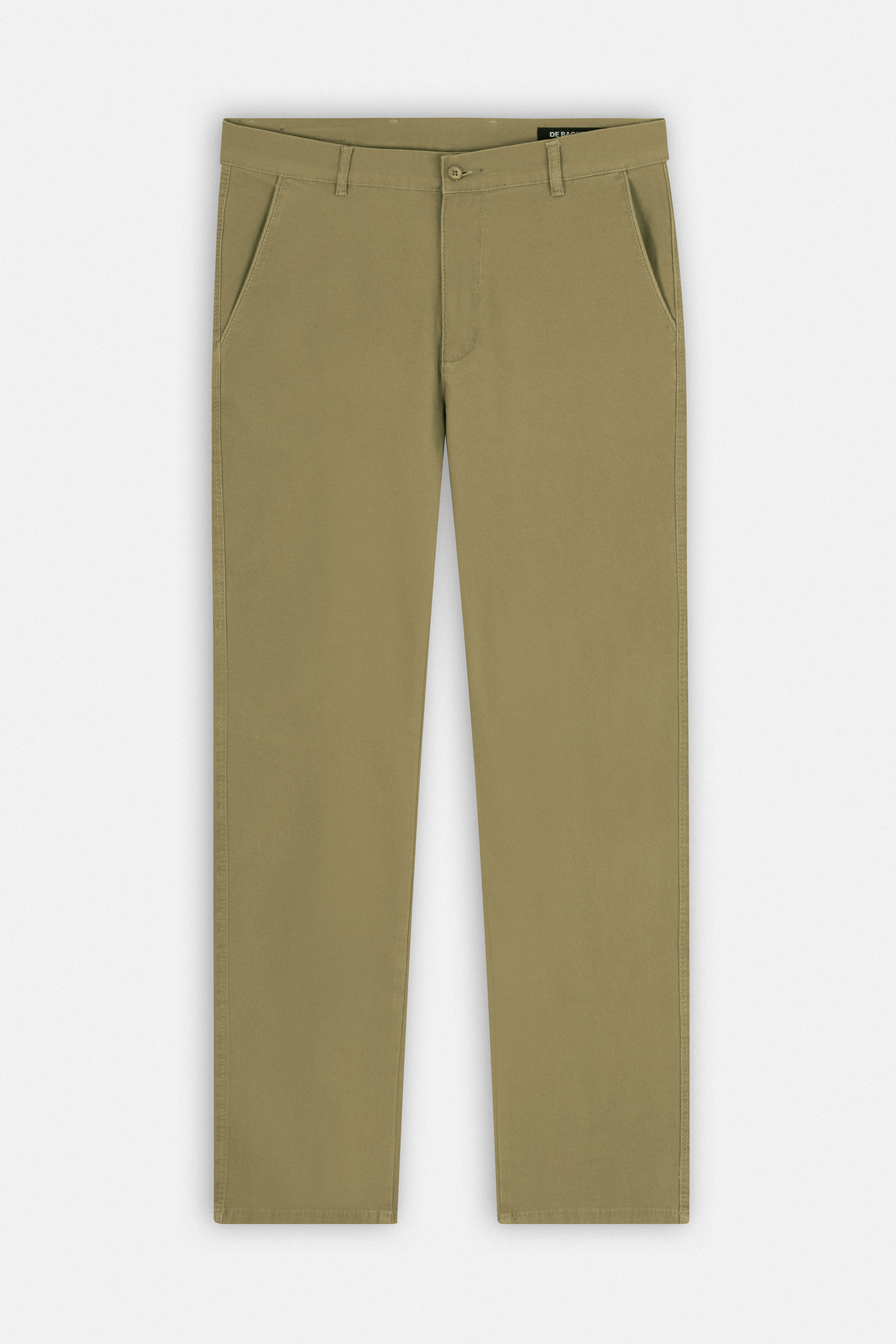 Pique Coffee Gabardine Pant