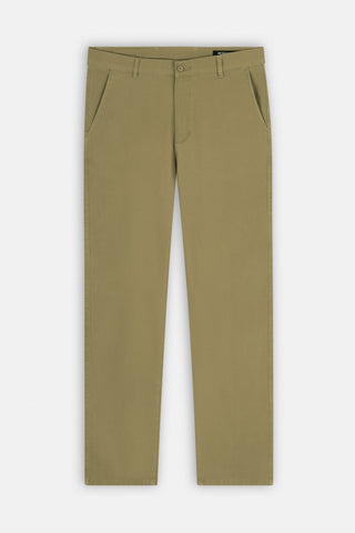 Pique Coffee Gabardine Pant