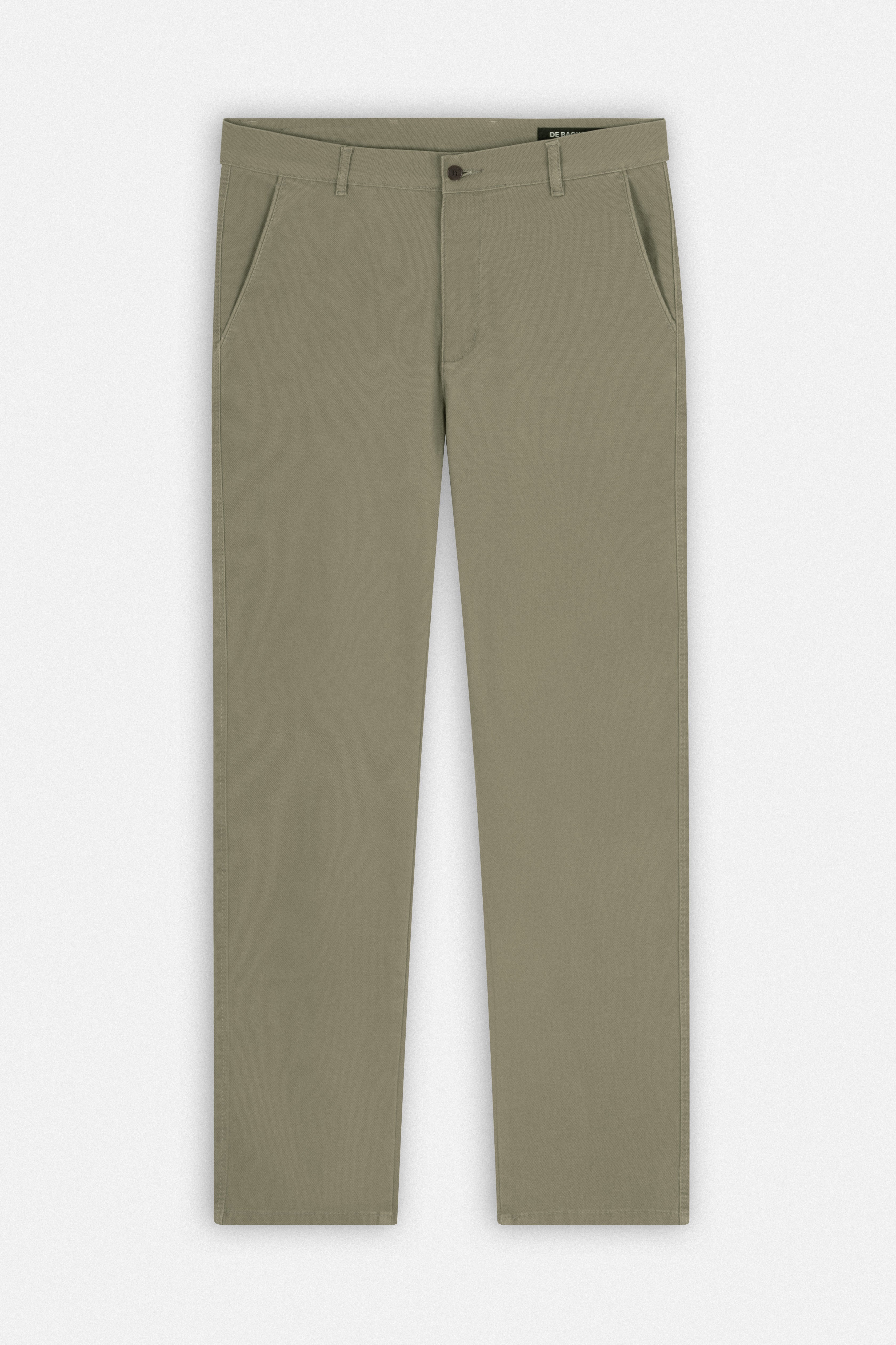 Pique Coffee Gabardine Pant