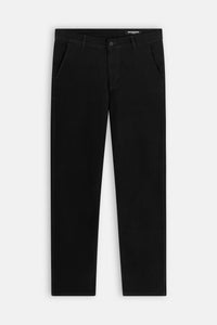Pique Black Gabardine Pant