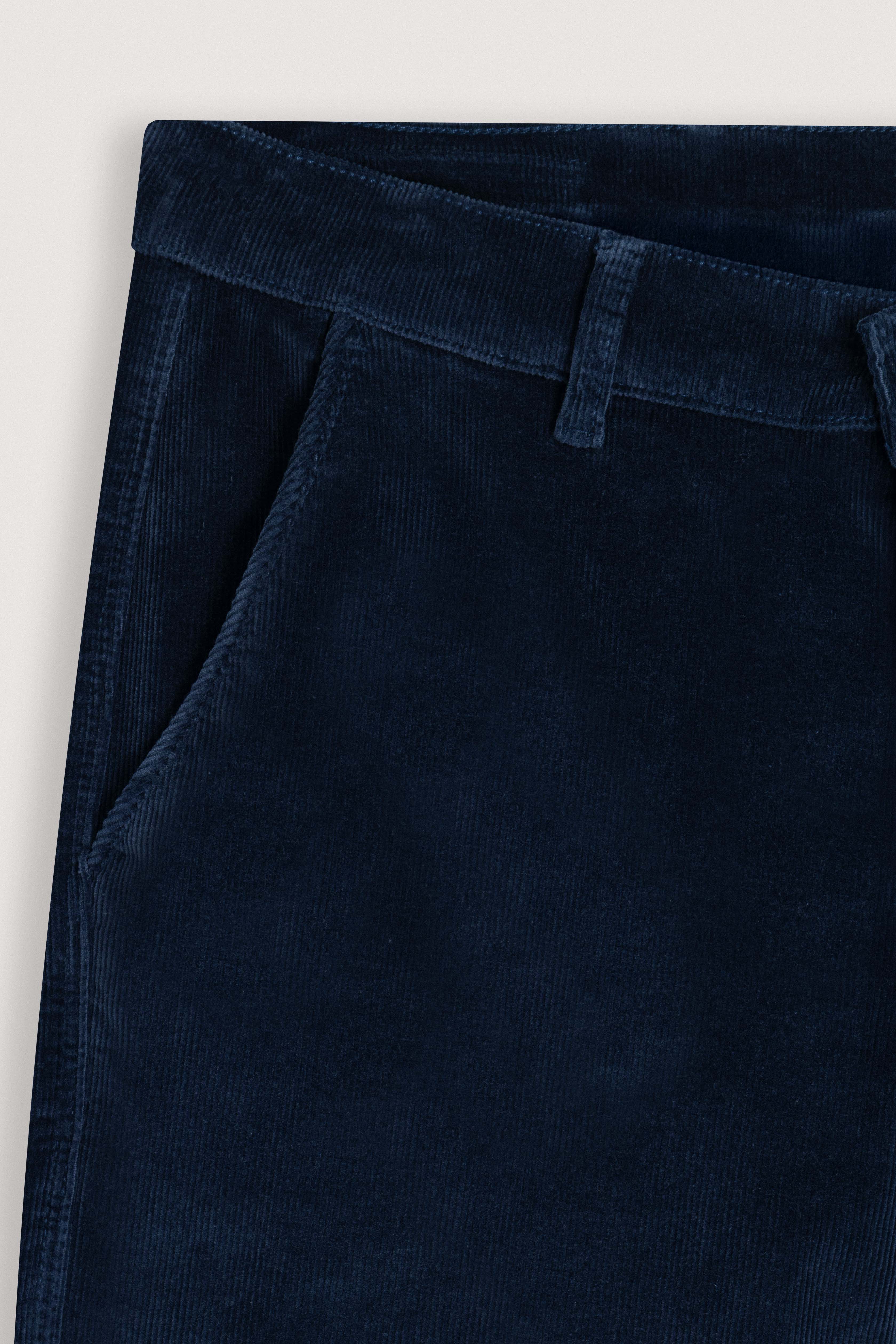 Navy corduroy Chamois Pants