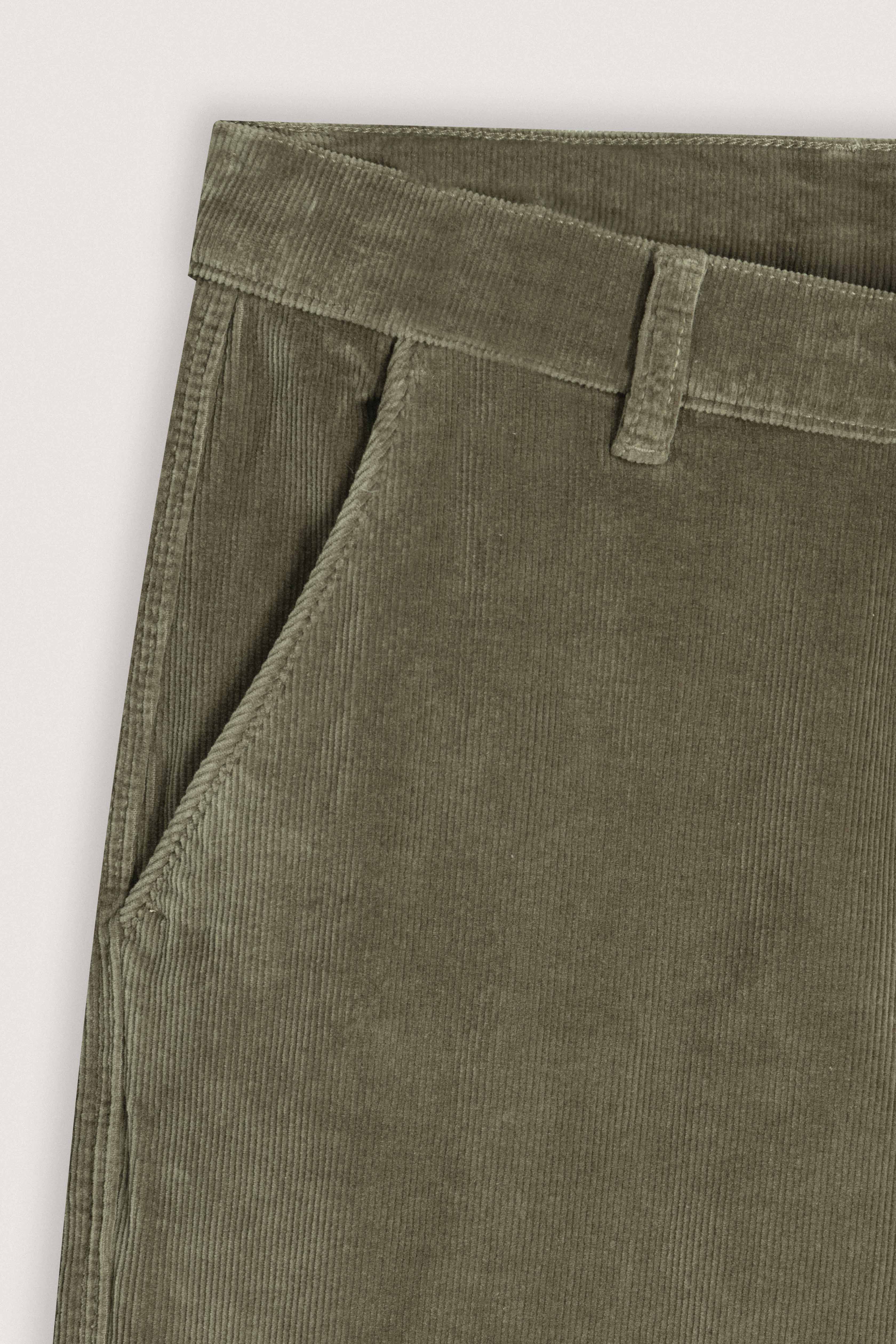 German Dark Green corduroy Chamois Pants