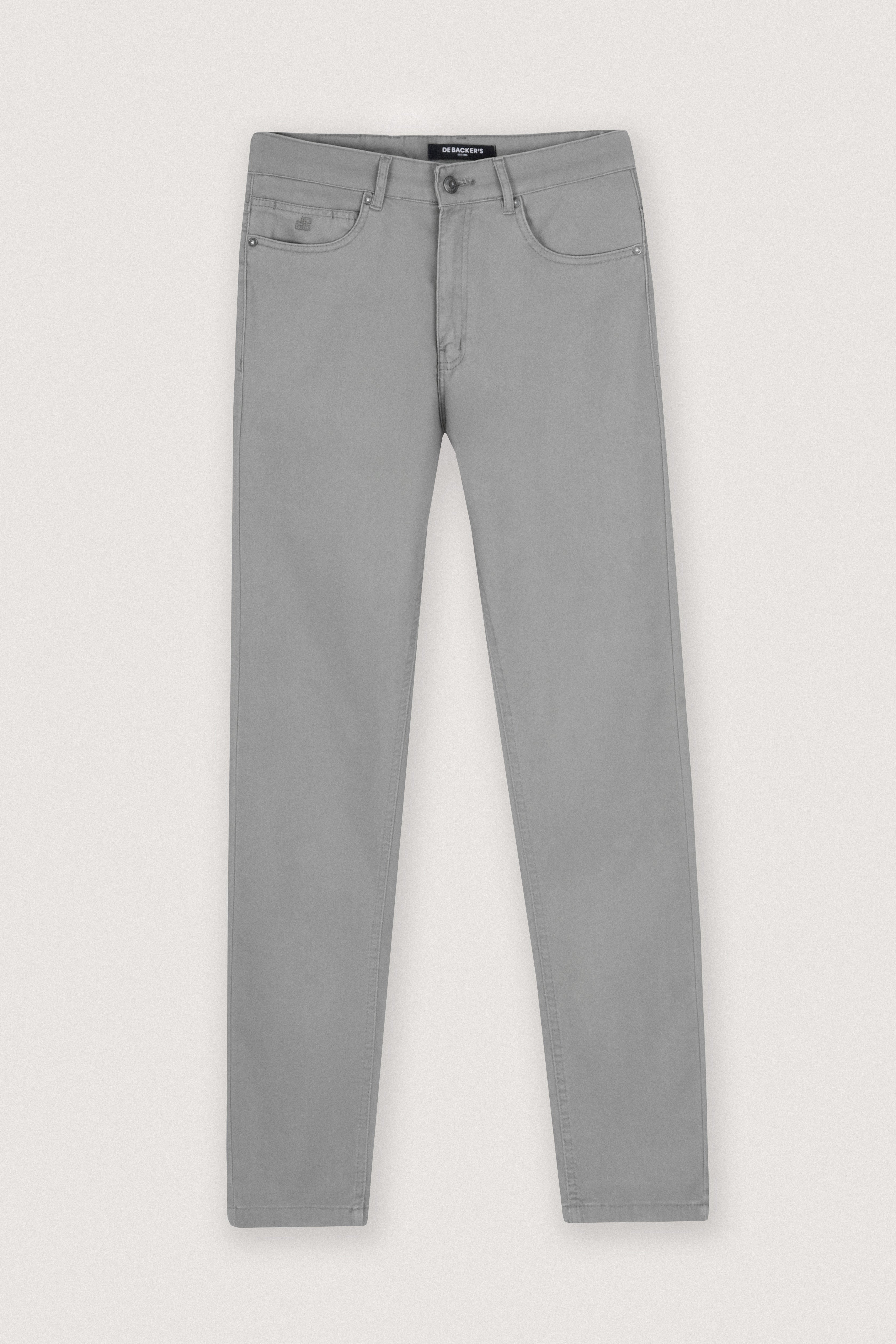 Gray Chino Trousers