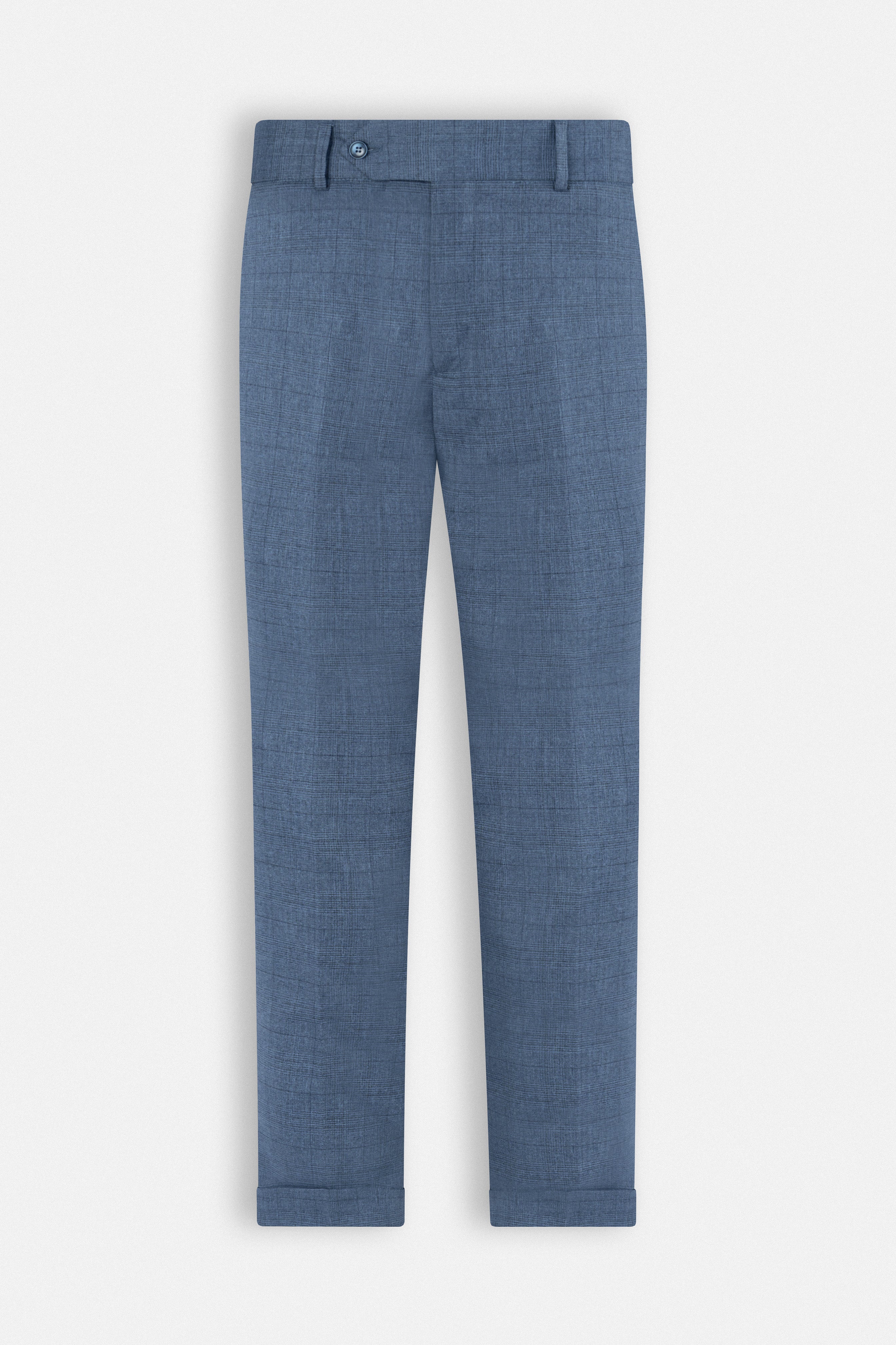 Teal Blue Smart Casual Pants