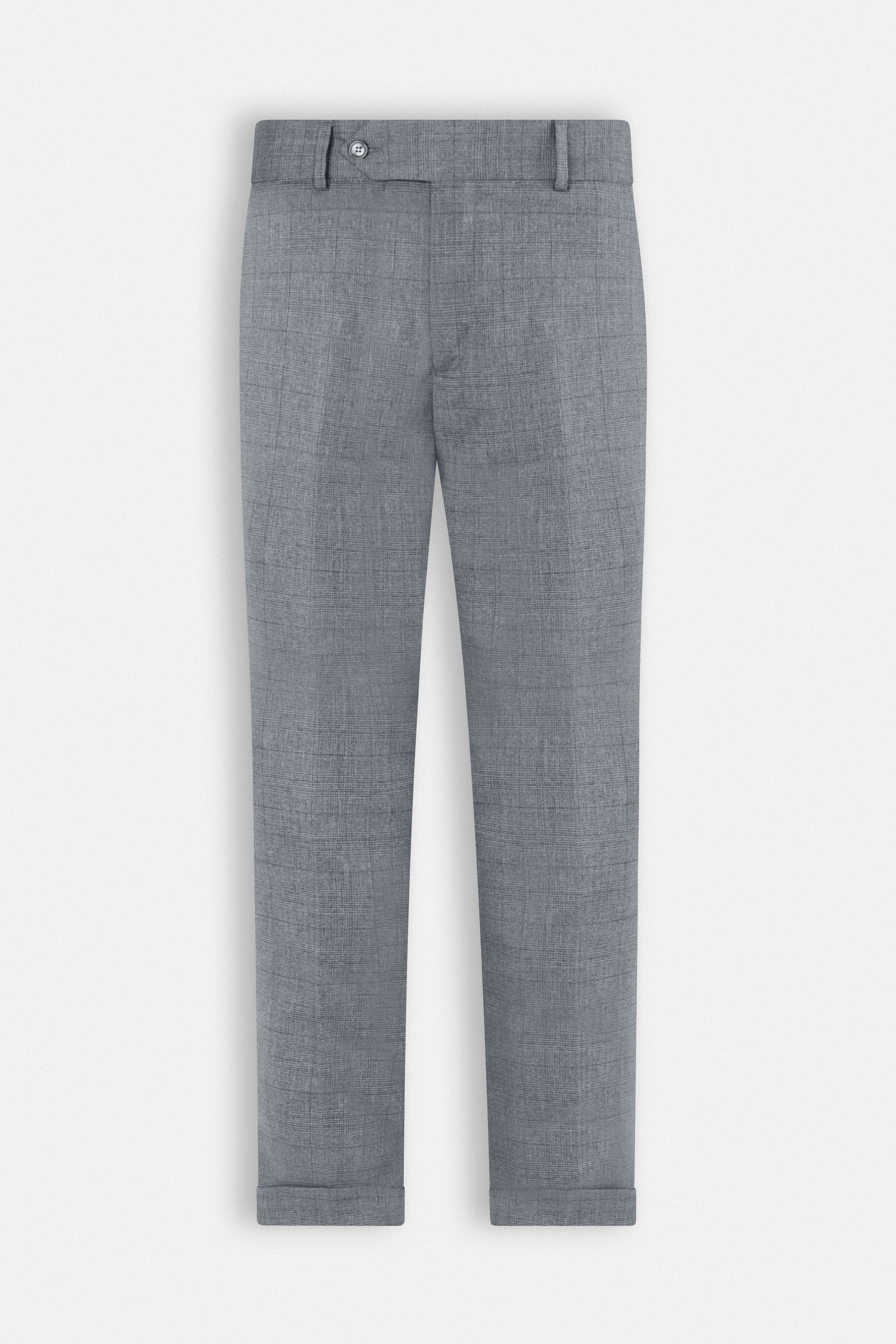 Gray Smart Casual Pants