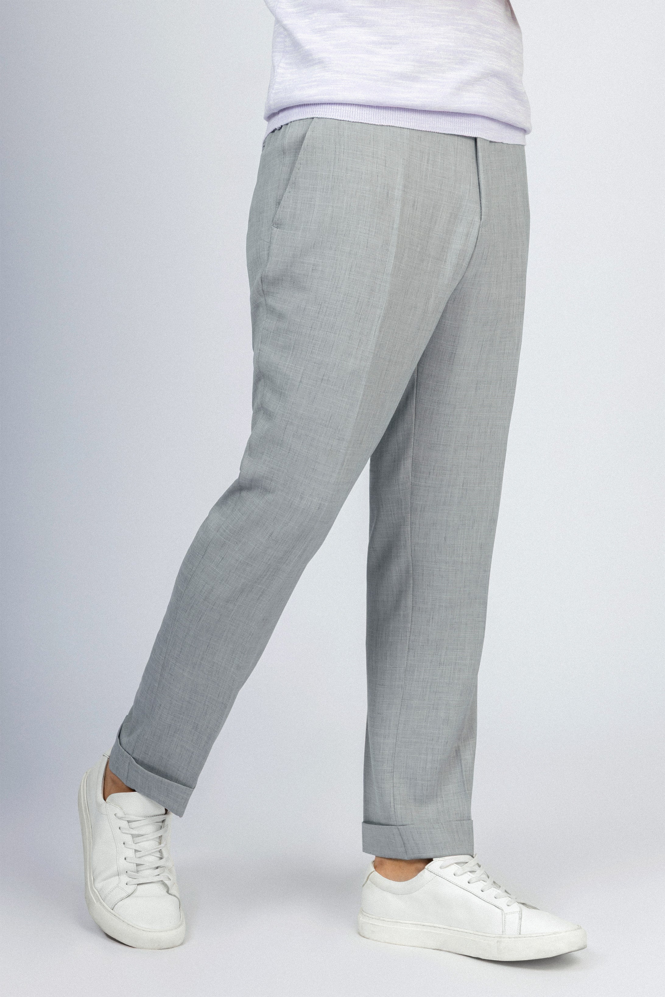 Light Gray Smart Casual Pants