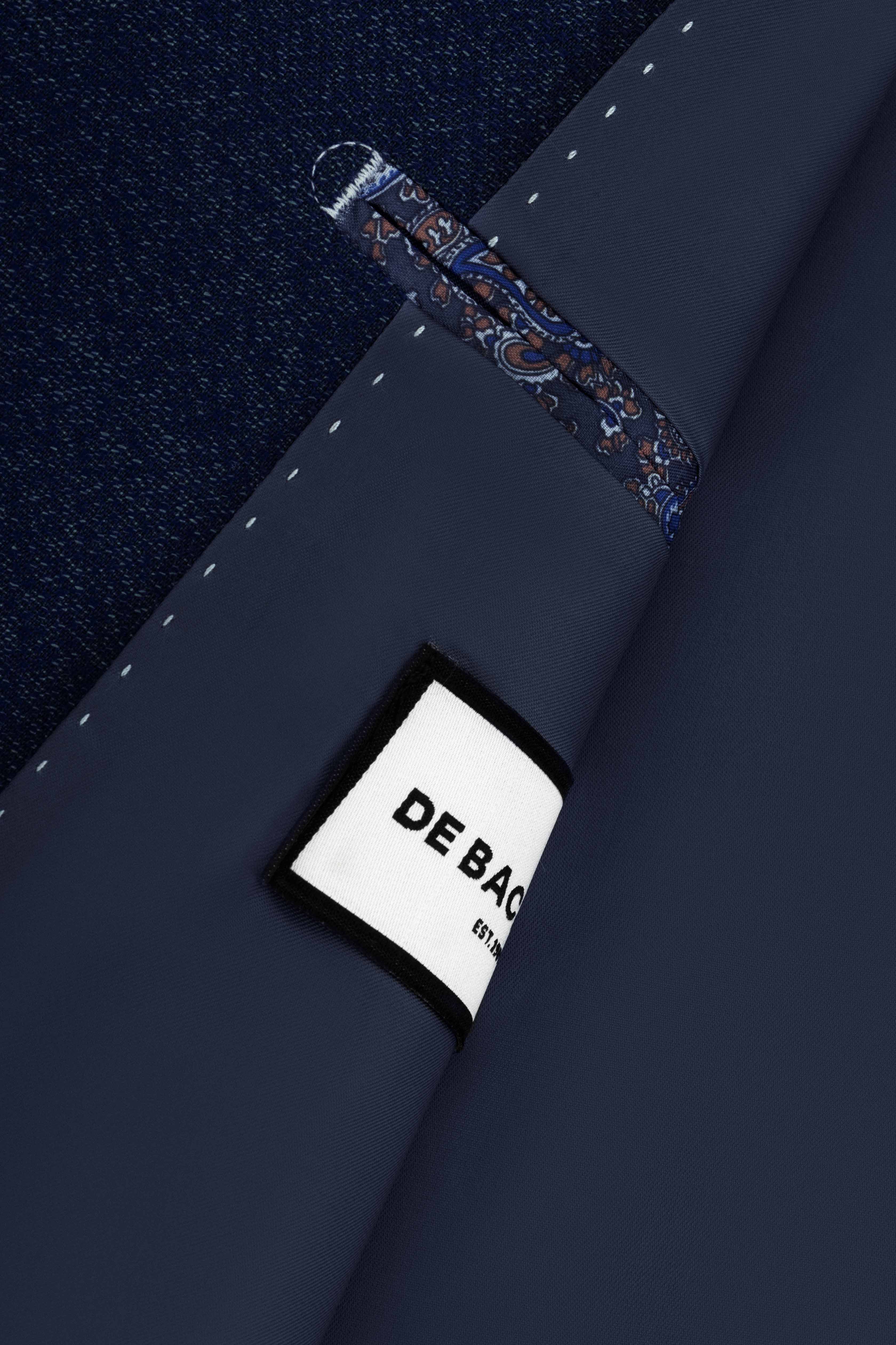 Navy Textured Classic Blazer