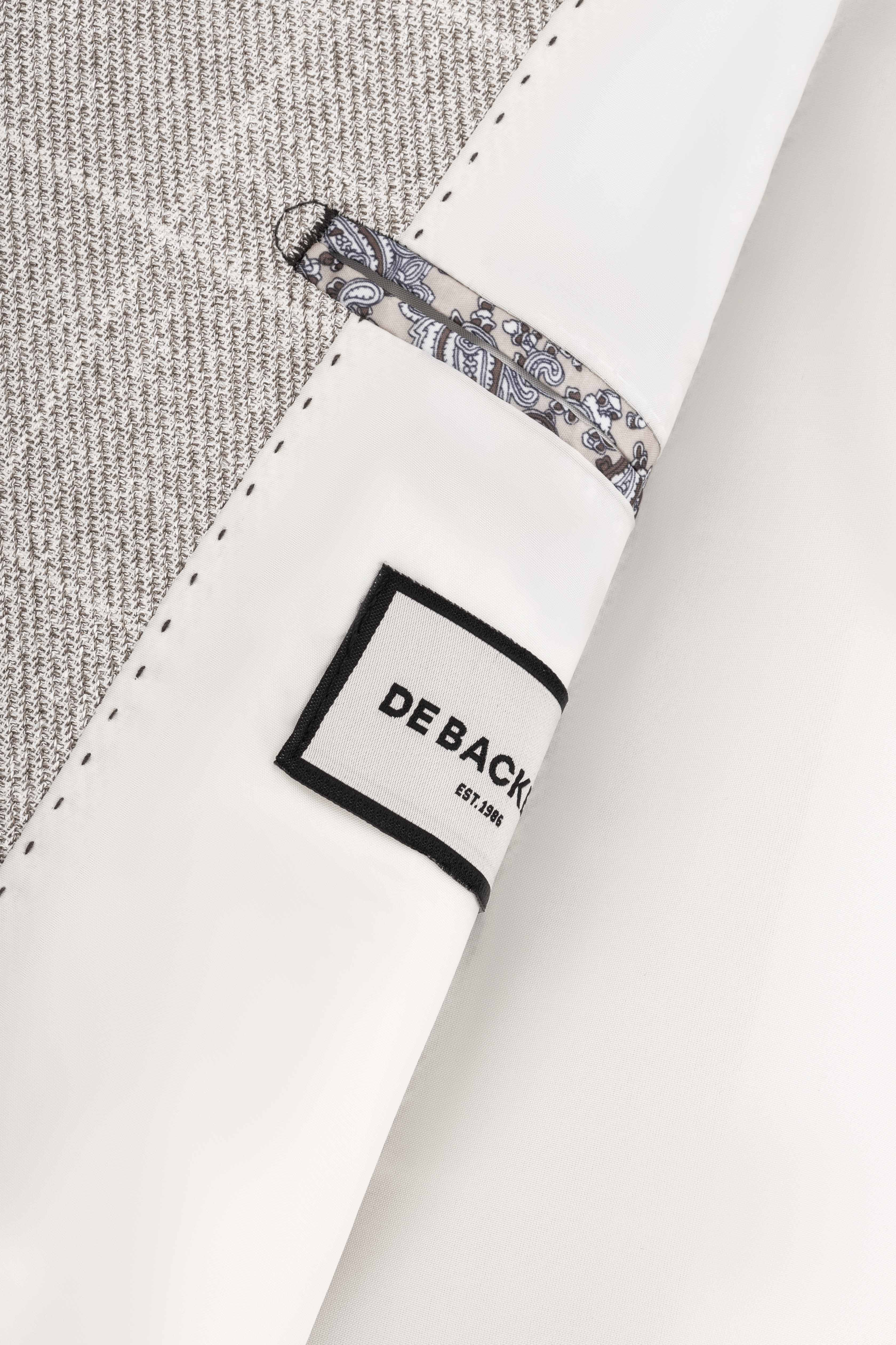 Light Brown Checked Classic Blazer