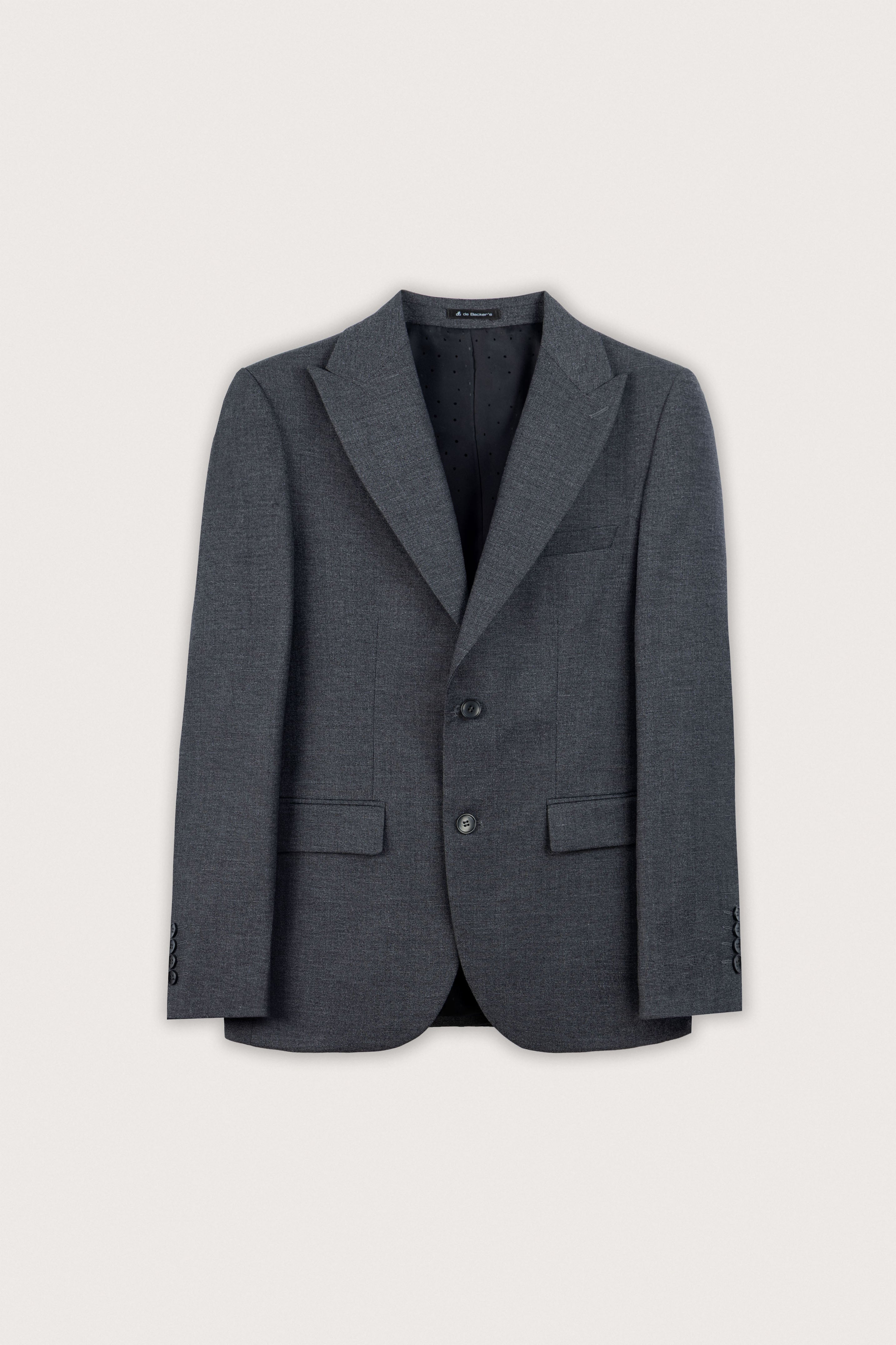 Dark Gray Jacquard Classic Blazer