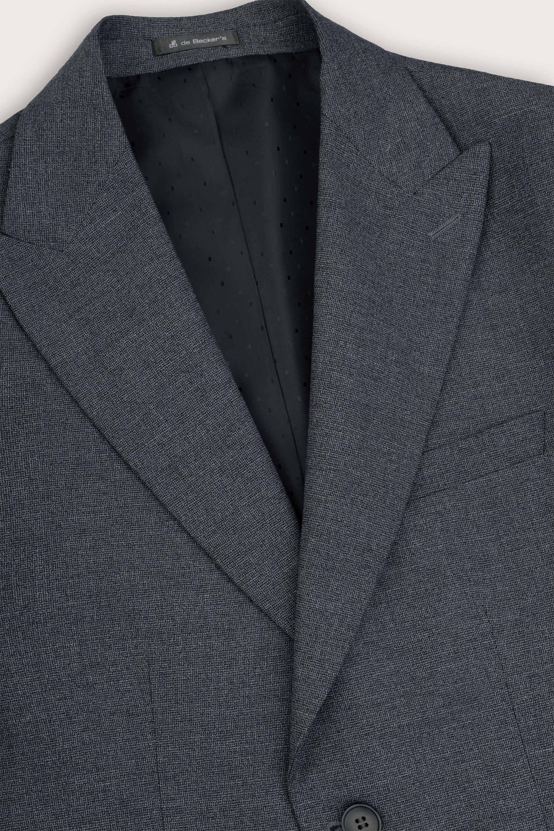 Dark Gray Jacquard Classic Blazer