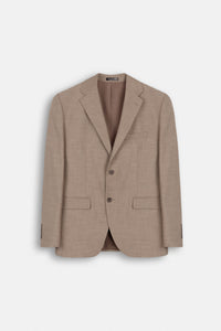 Light Brown patterned Casual Blazer