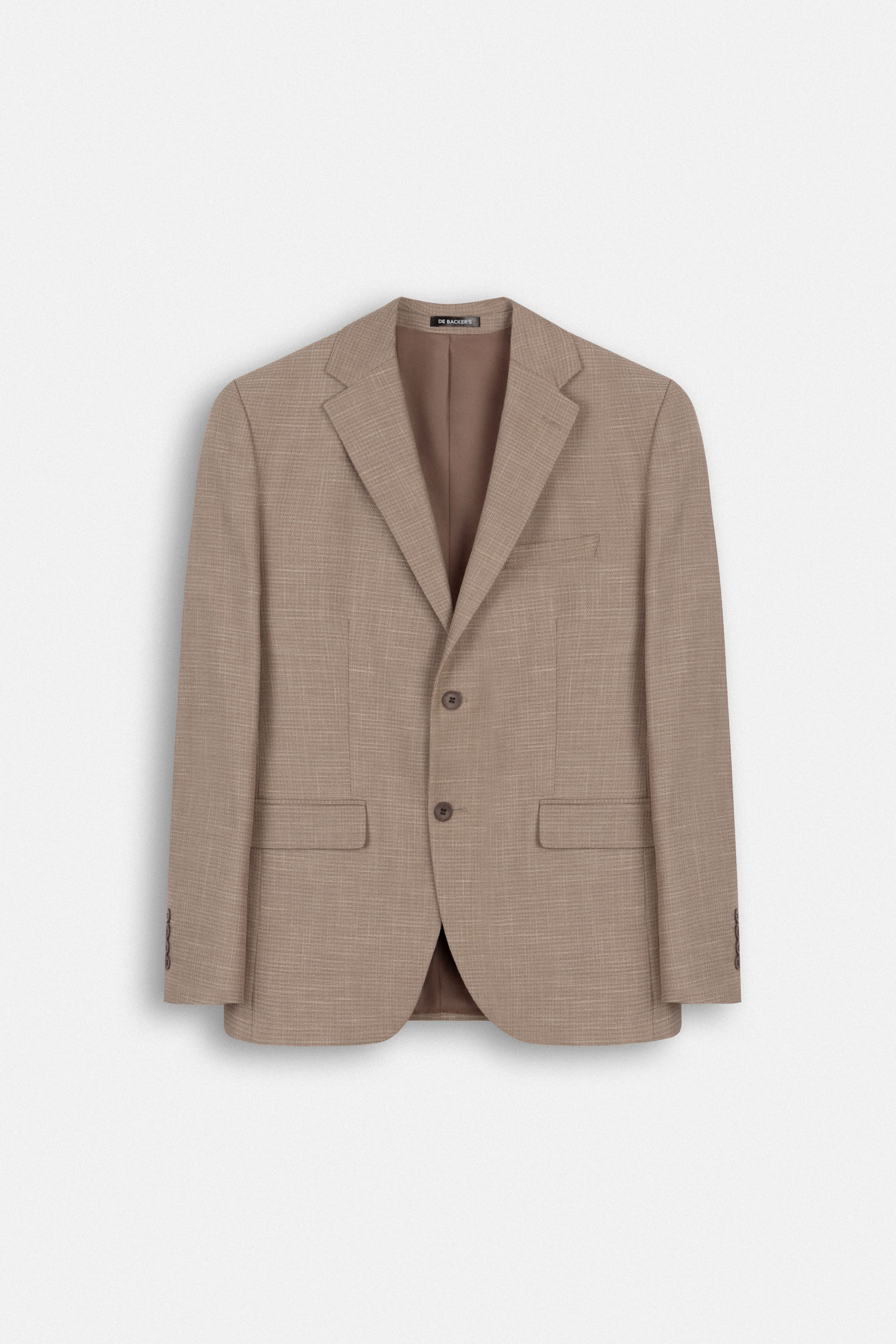 Light Brown patterned Casual Blazer