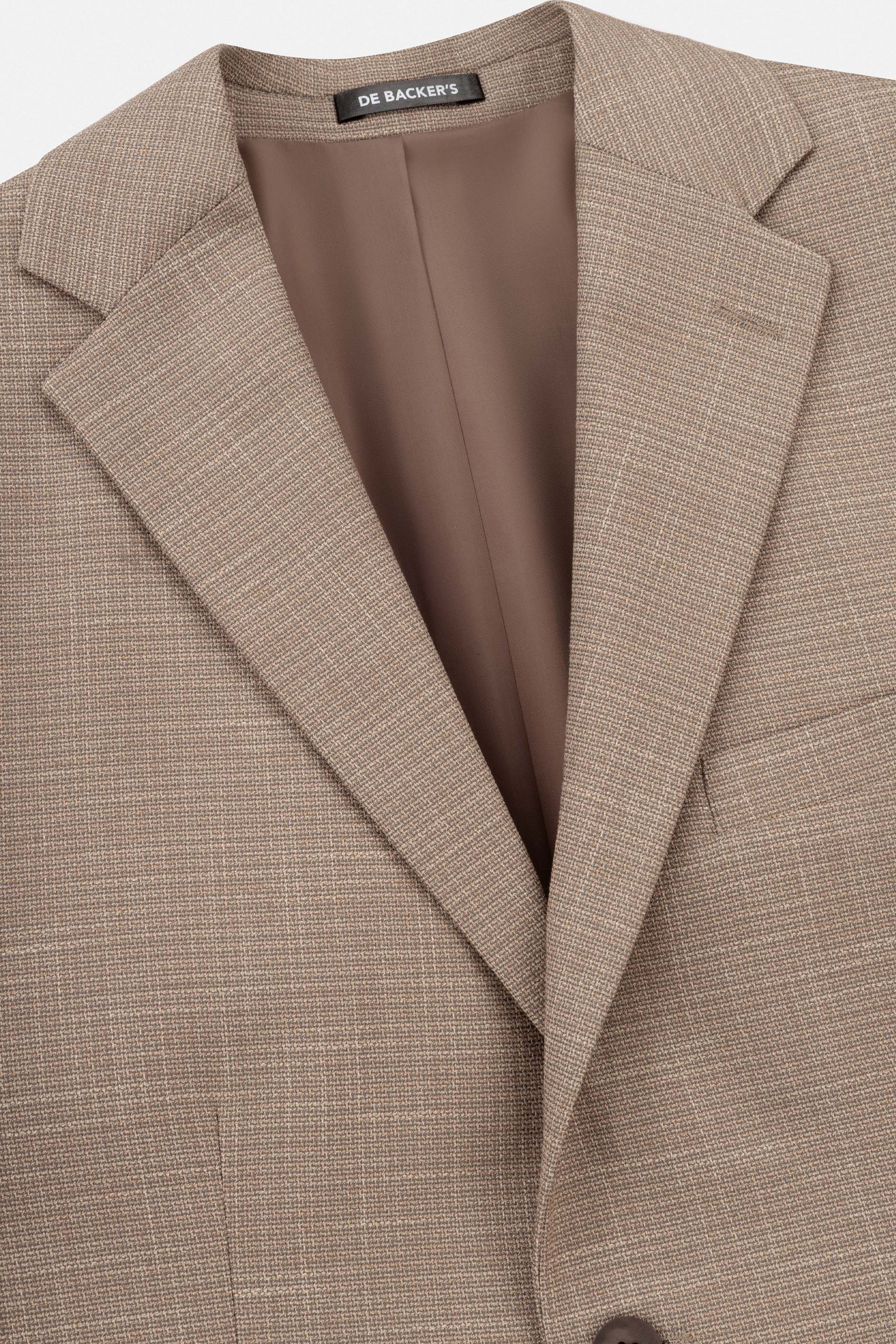 Light Brown patterned Casual Blazer