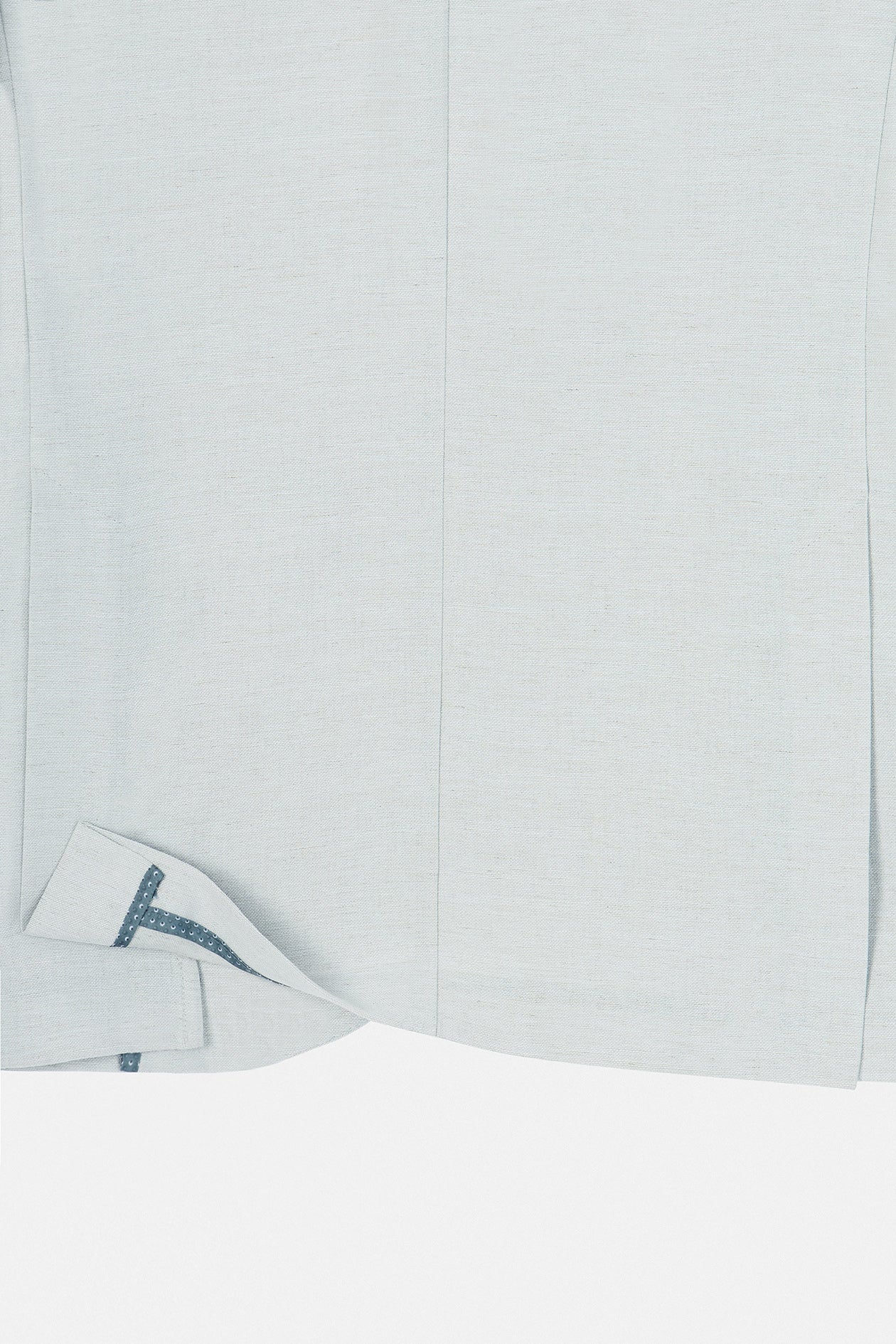 Light Gray Casual Linen Blend Blazer