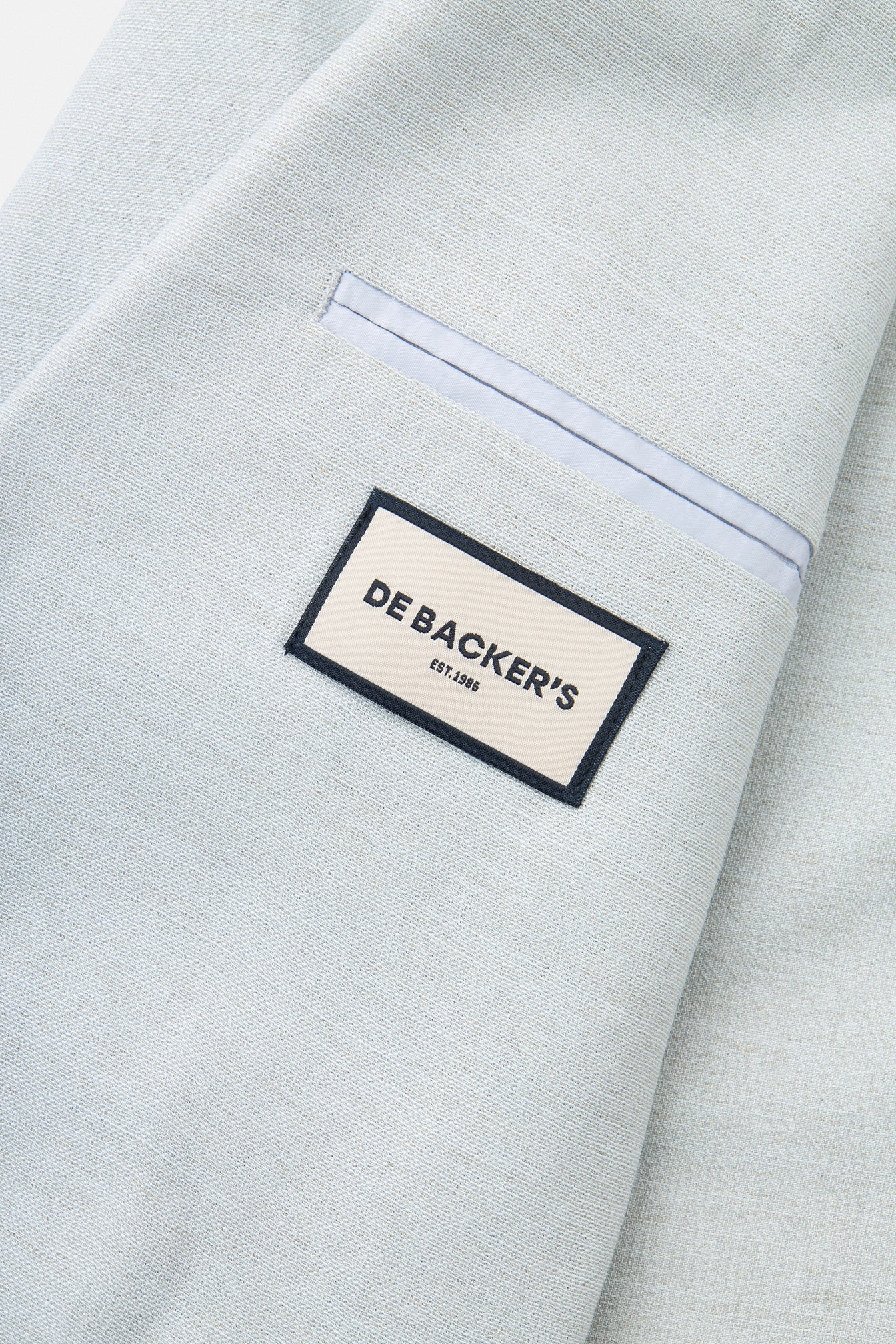 Light Gray Casual Linen Blend Blazer