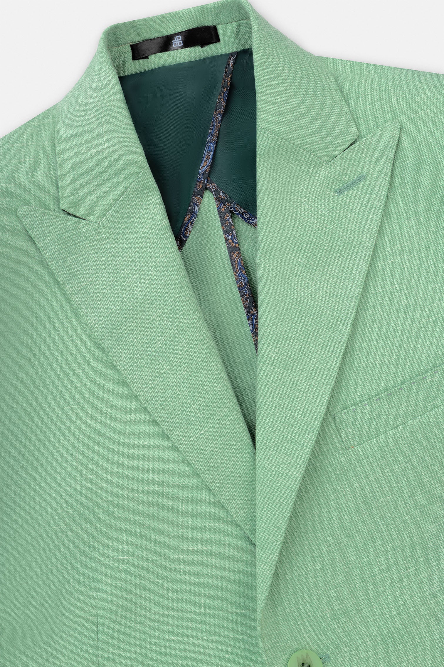 Pistachio Casual Linen Blend Blazer