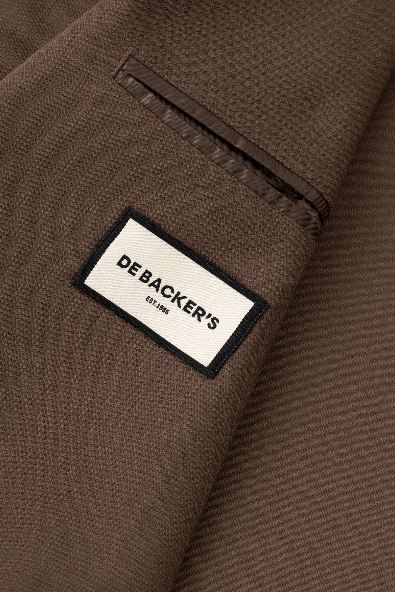 Brown Casual Linen Blend Blazer