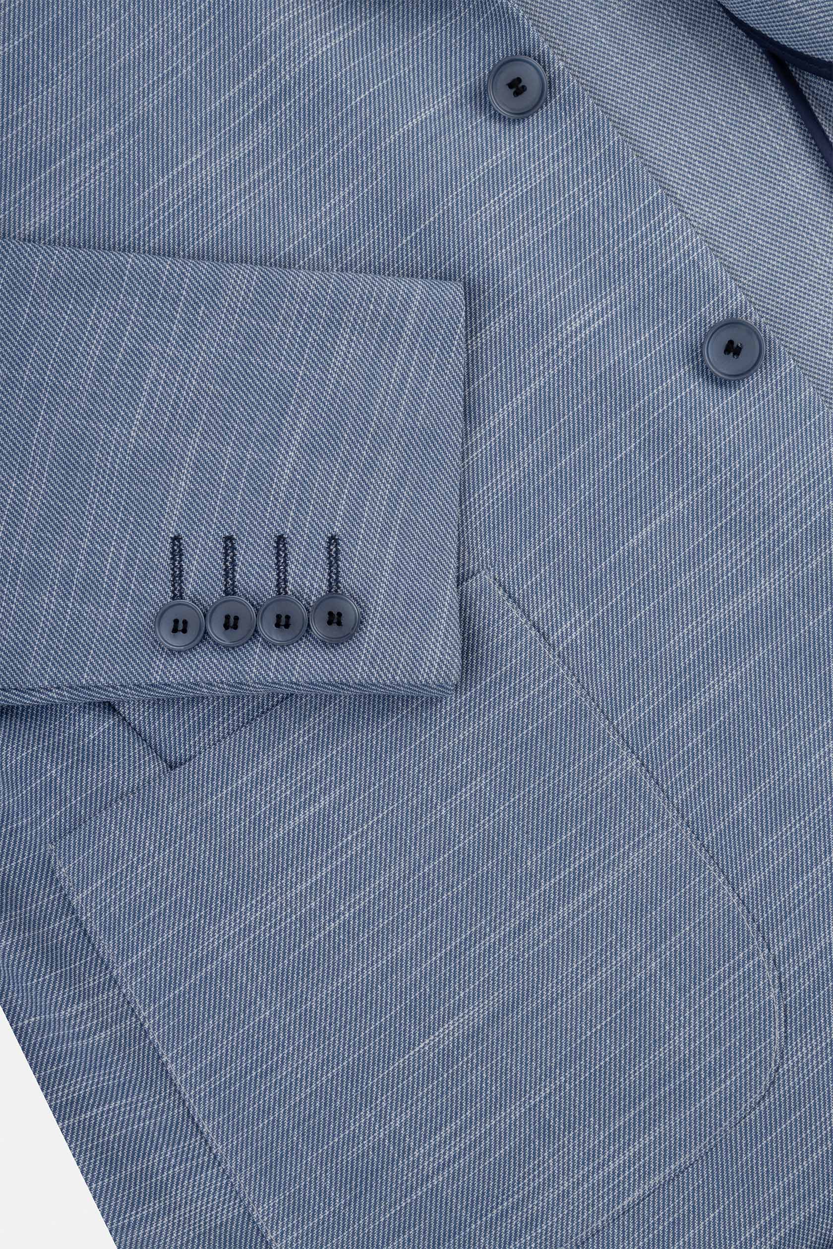 Blue patterned Casual Blazer