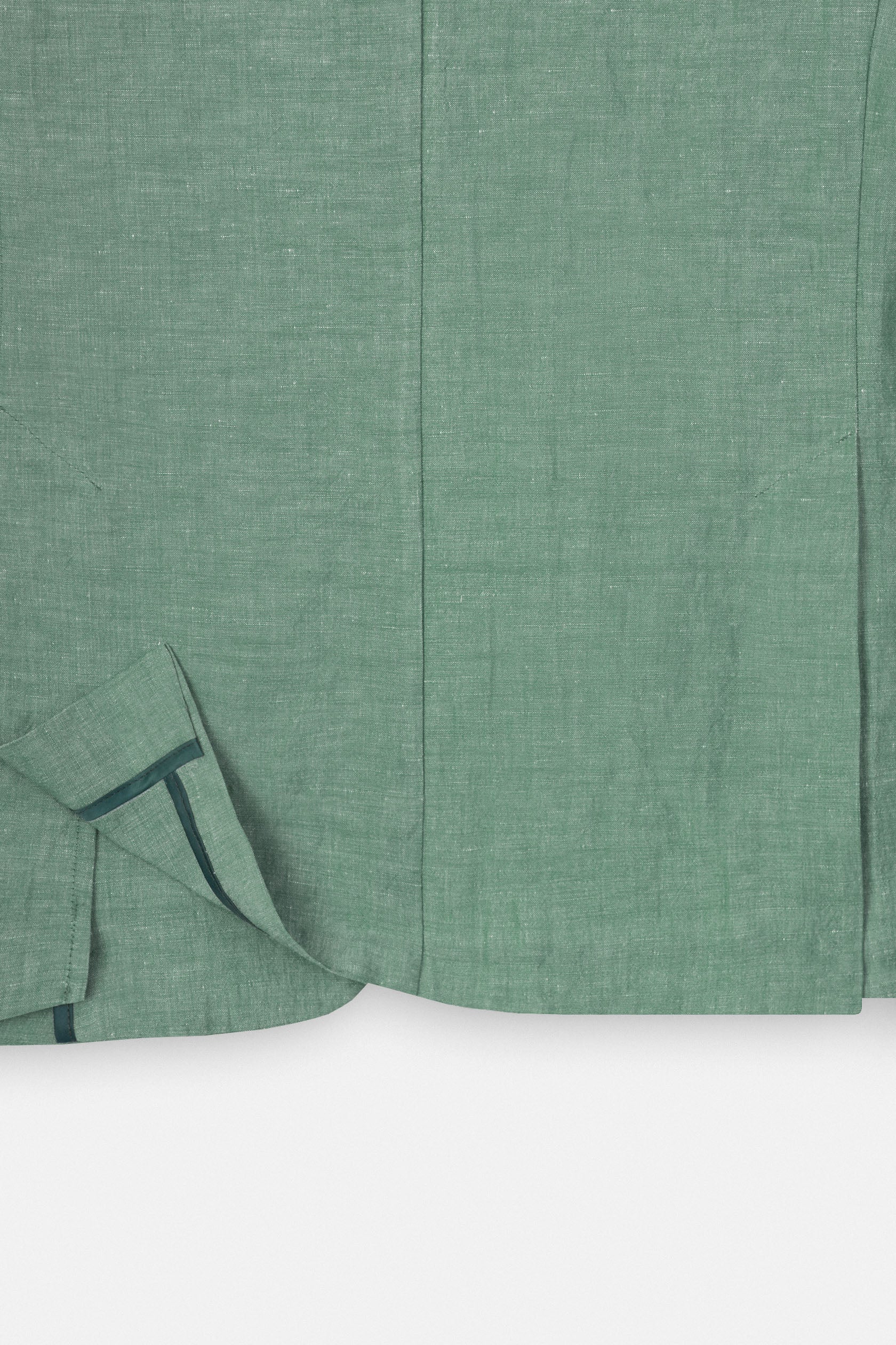 Light Green Casual Linen Blazer