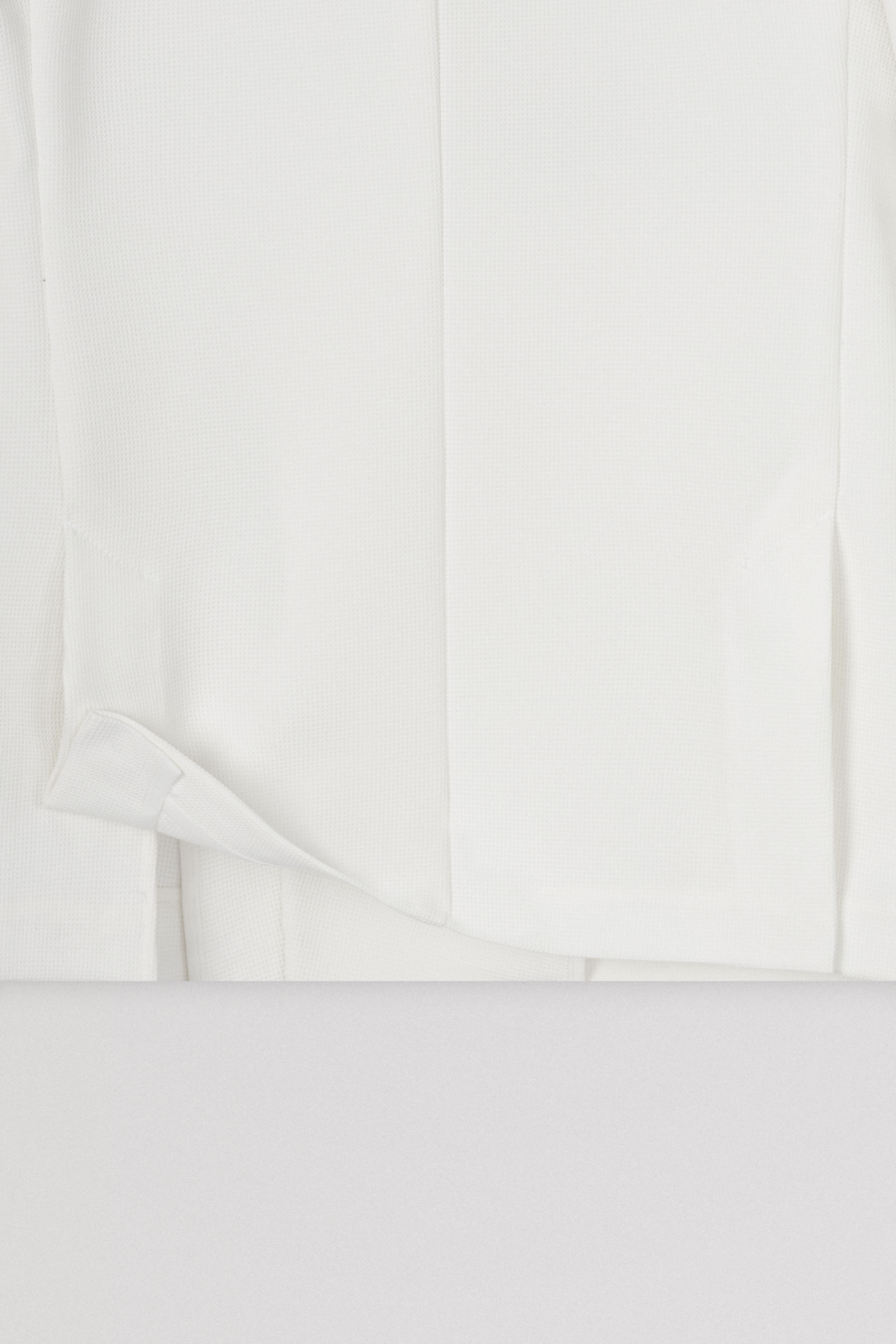 White patterned Casual Blazer