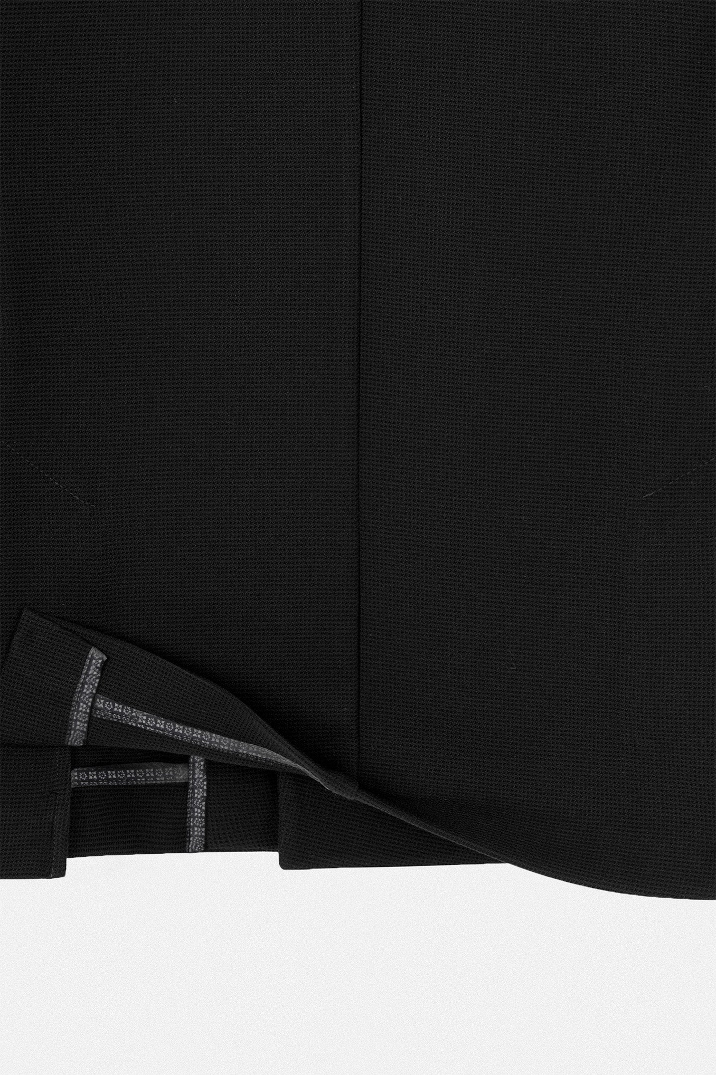 Black patterned Casual Blazer