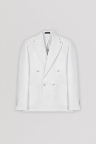 Off White patterned Casual Blazer