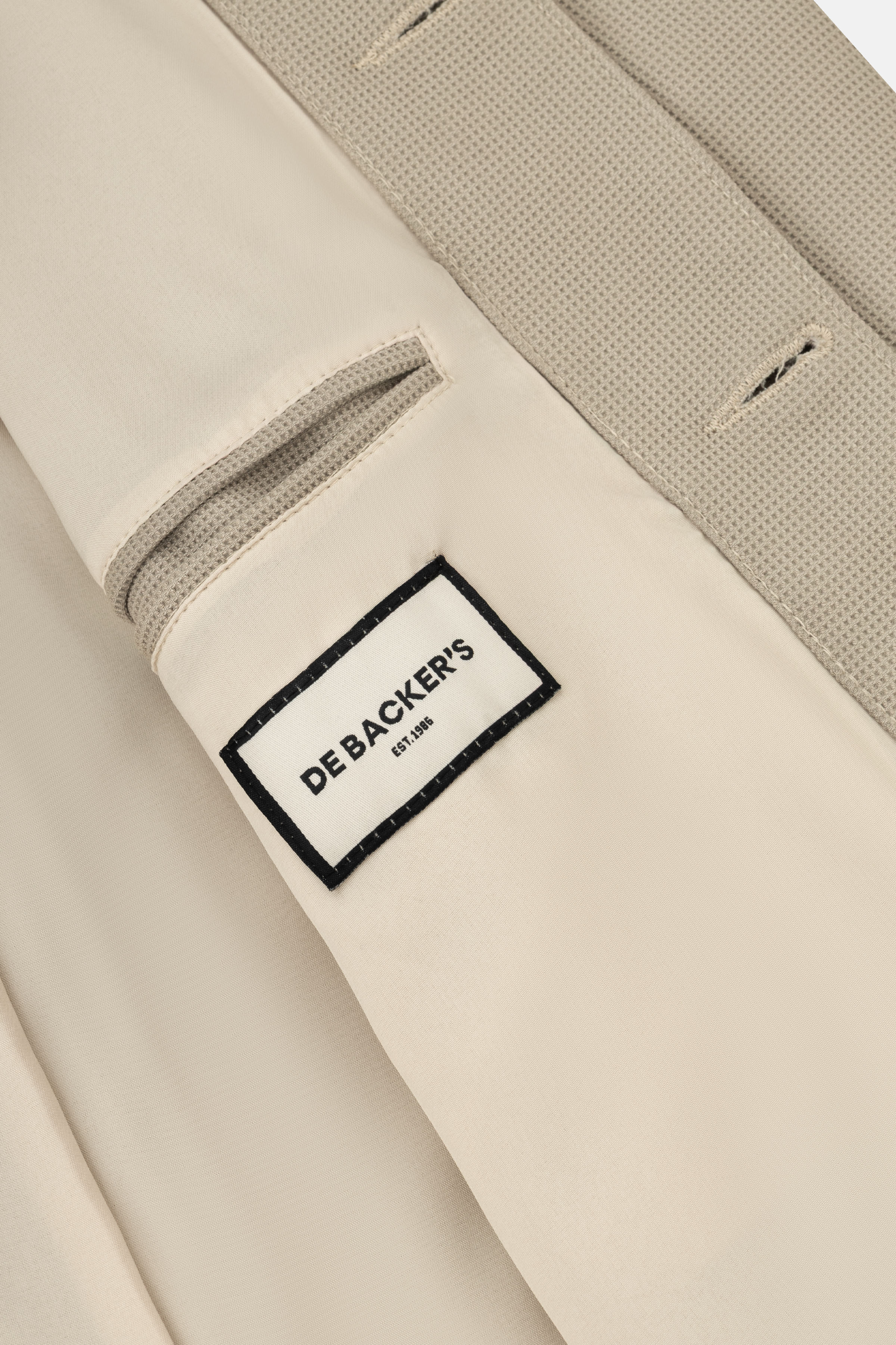 Jacquard Beige Button-Up Over-Shirt