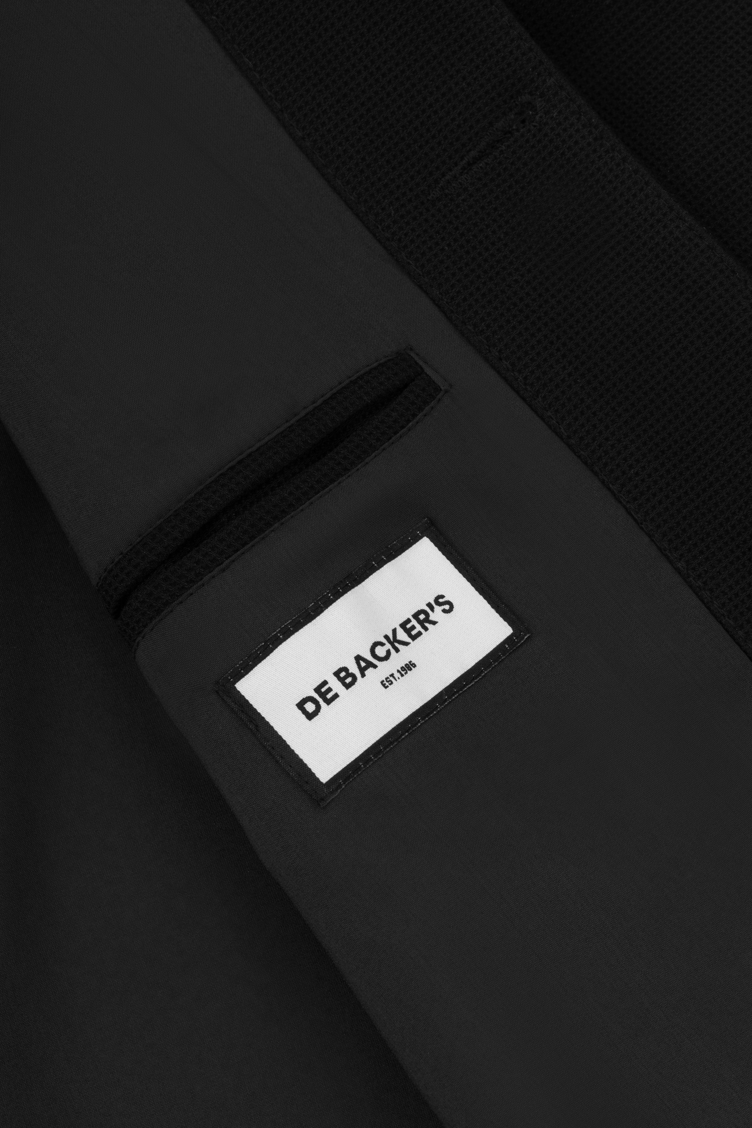 Jacquard Black Button-Up Over-Shirt
