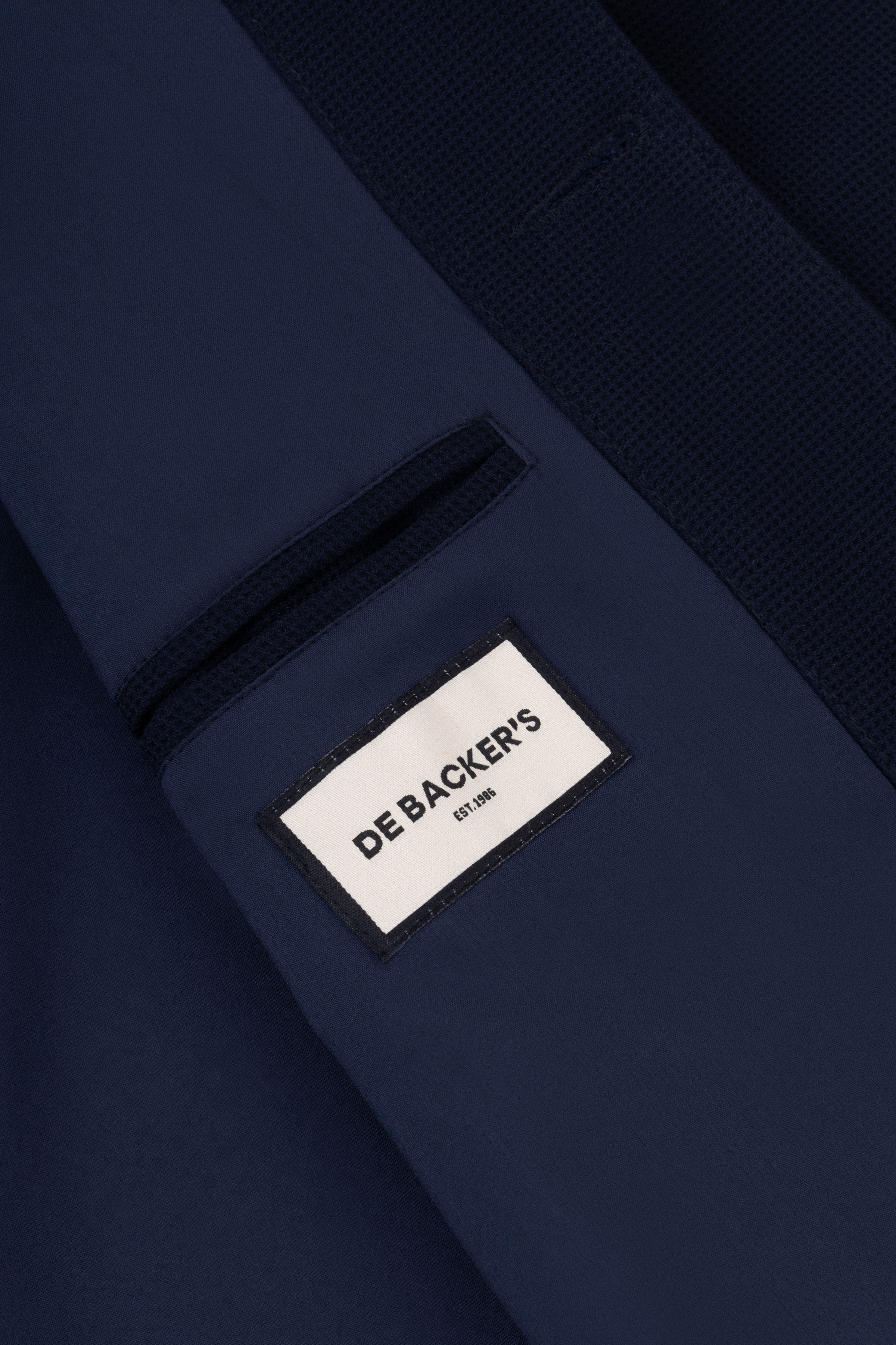 Jacquard Navy Button-Up Over-Shirt