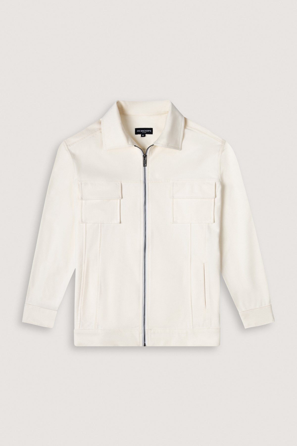 White Patterned Overshirt - De Backers - 1