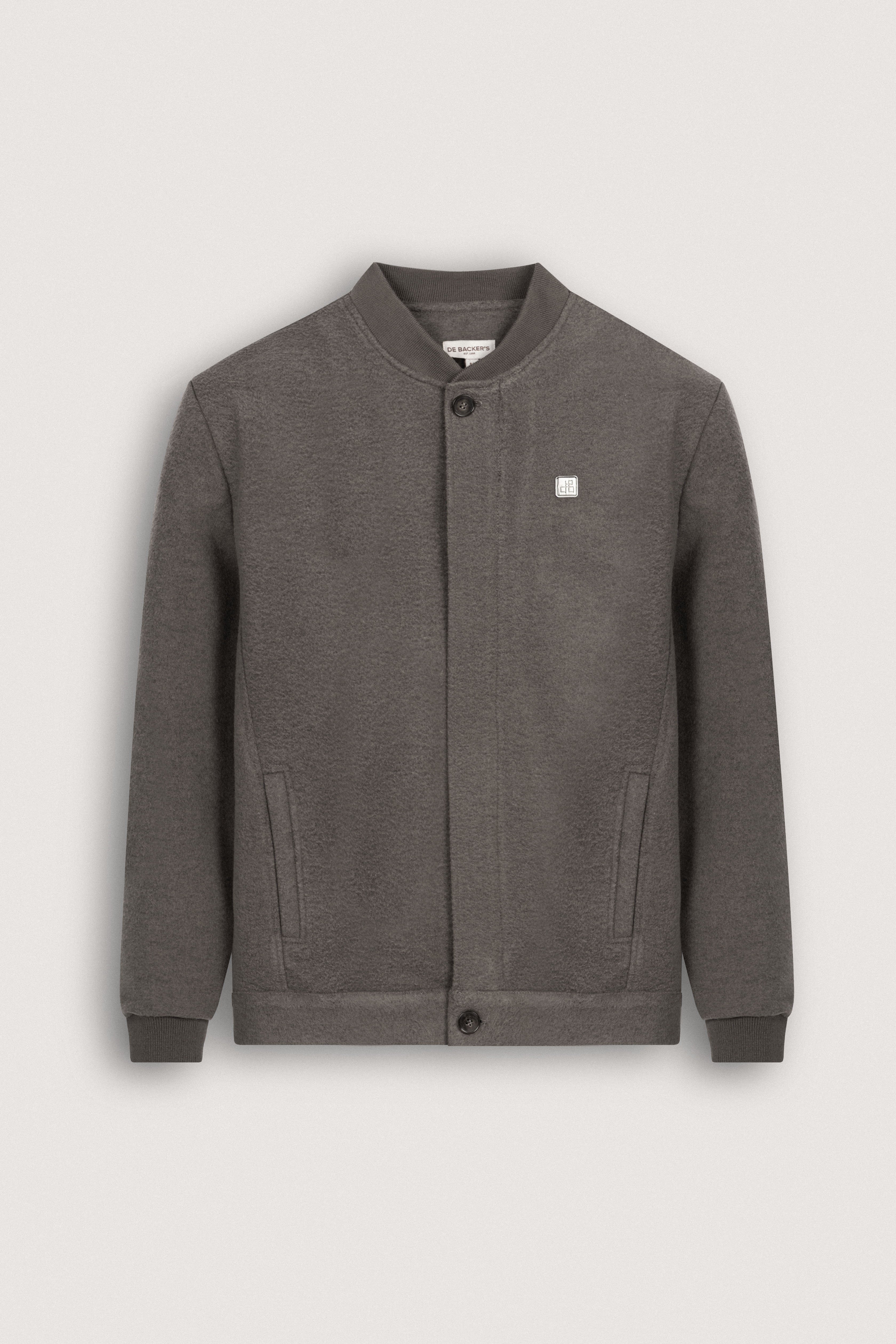 Dark Brown Bomber Jacket