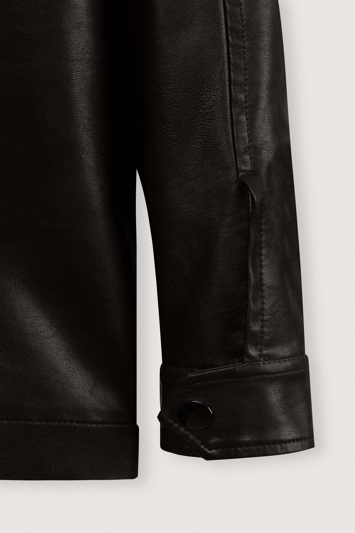 Dark Brown Leather Jacket - De Backers - 3