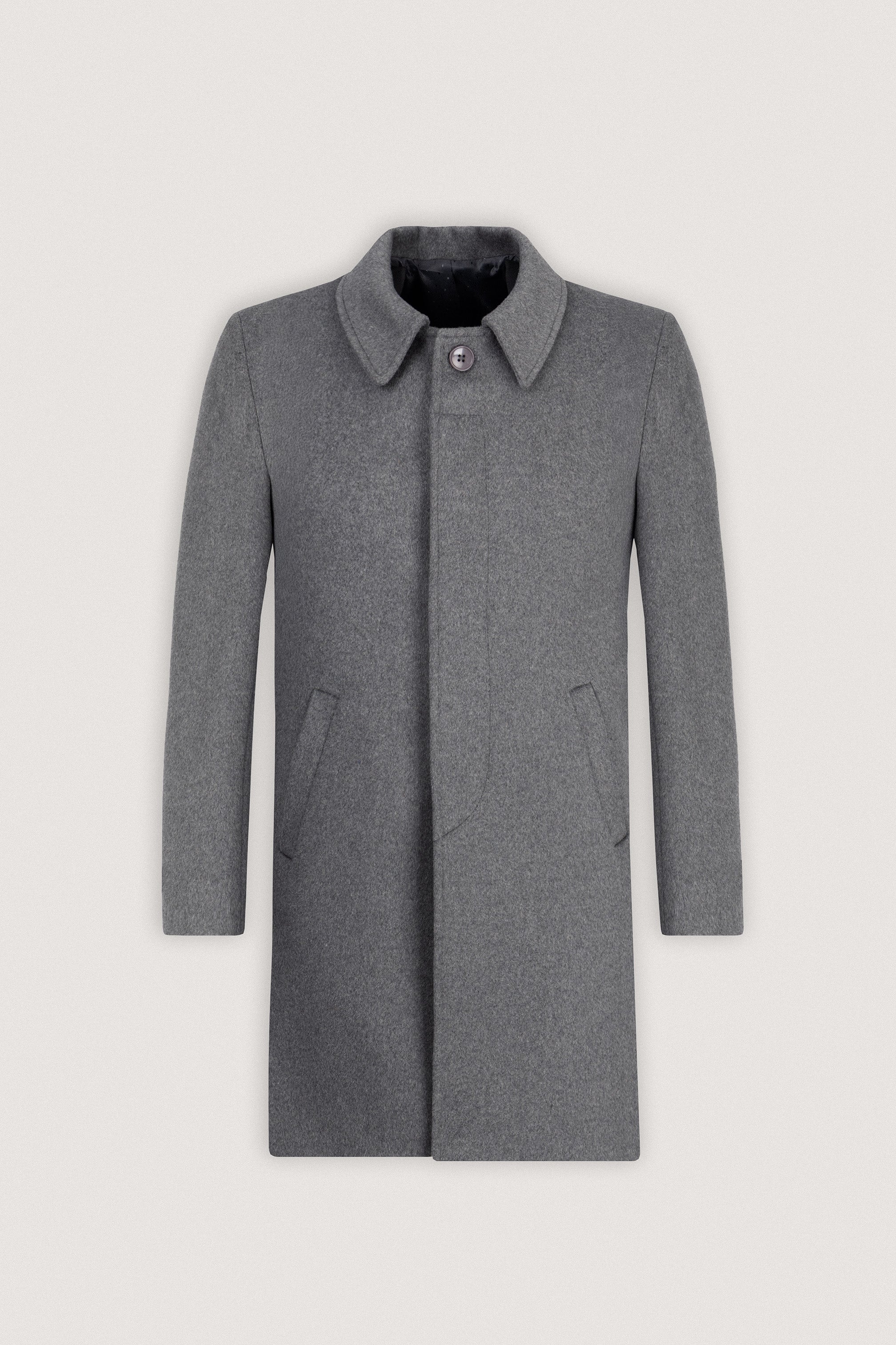 Gray Felt Classic Coat