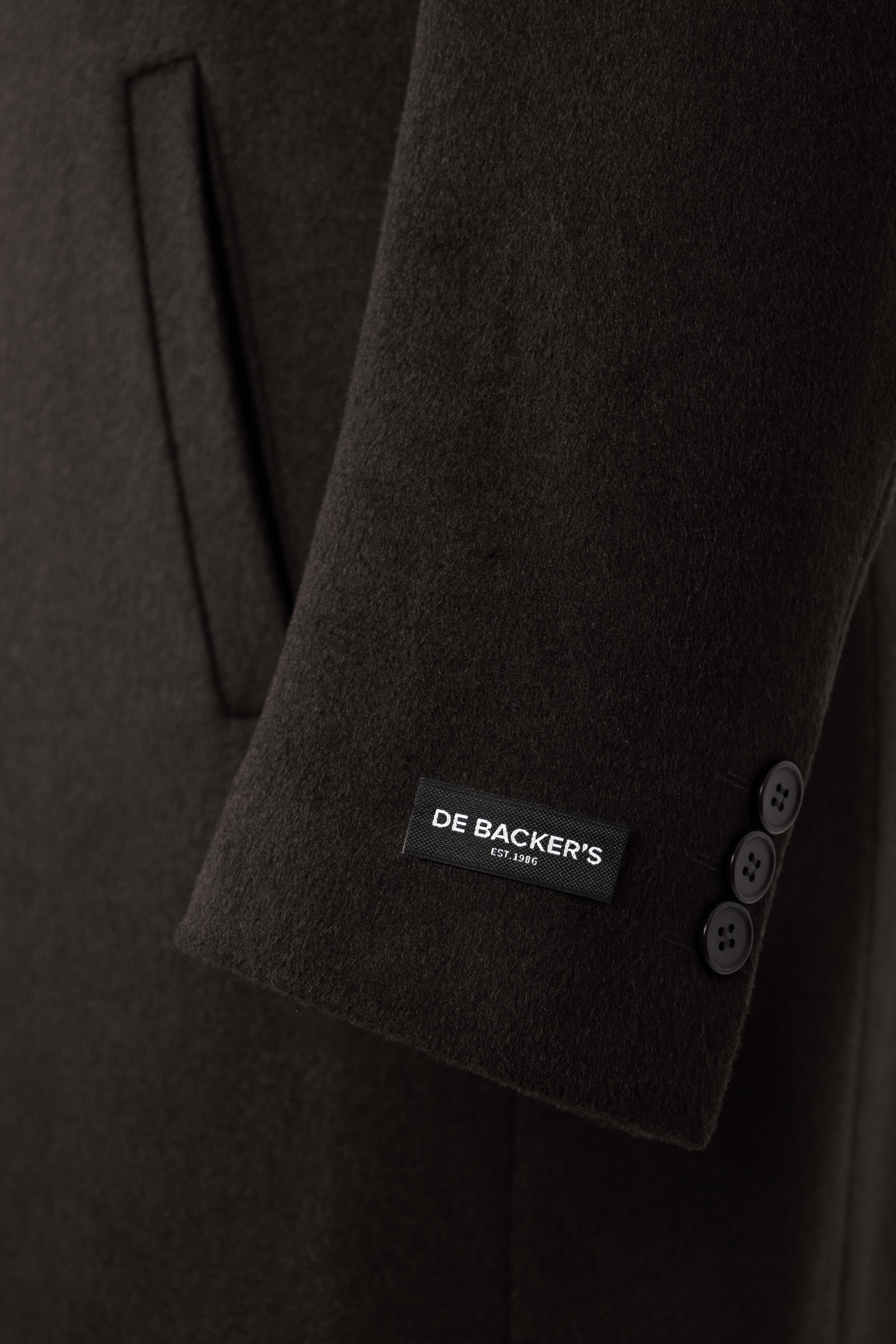 Burnt Brown Felt Classic Coat