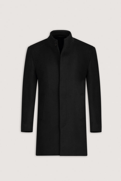 Black Felt Coat