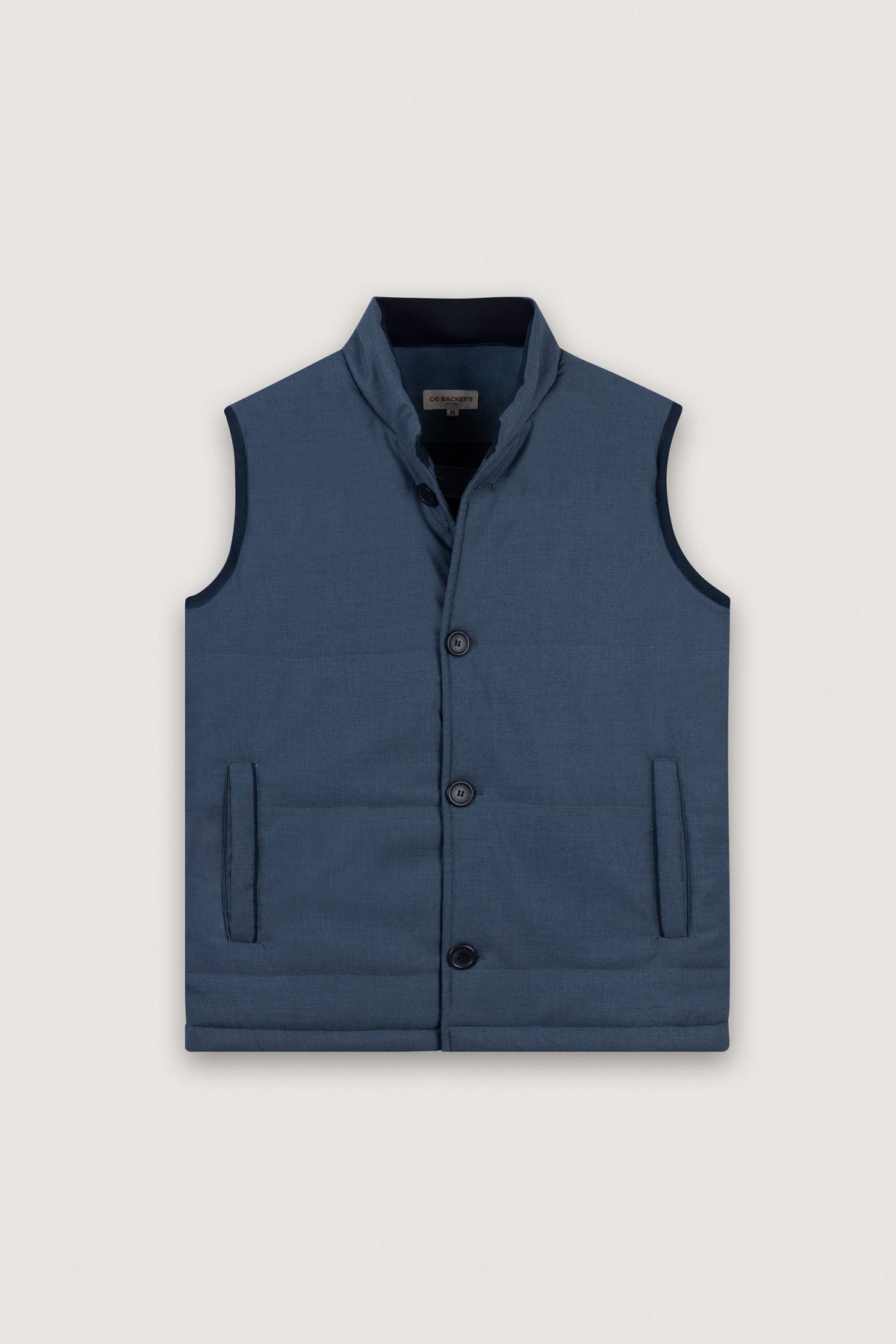 Gray Button-Up Vest - De Backers - 6