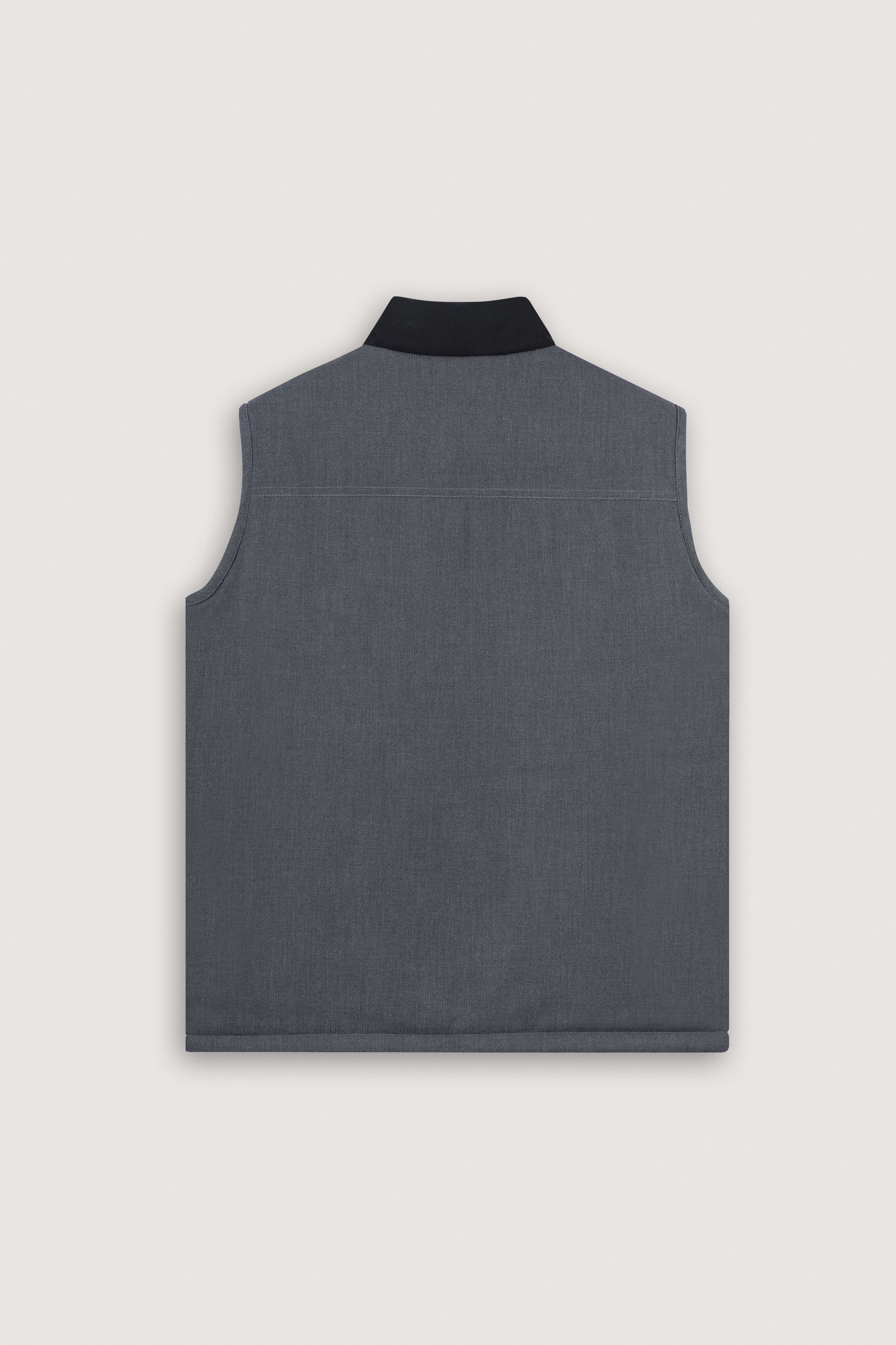 Black Button-Up Vest