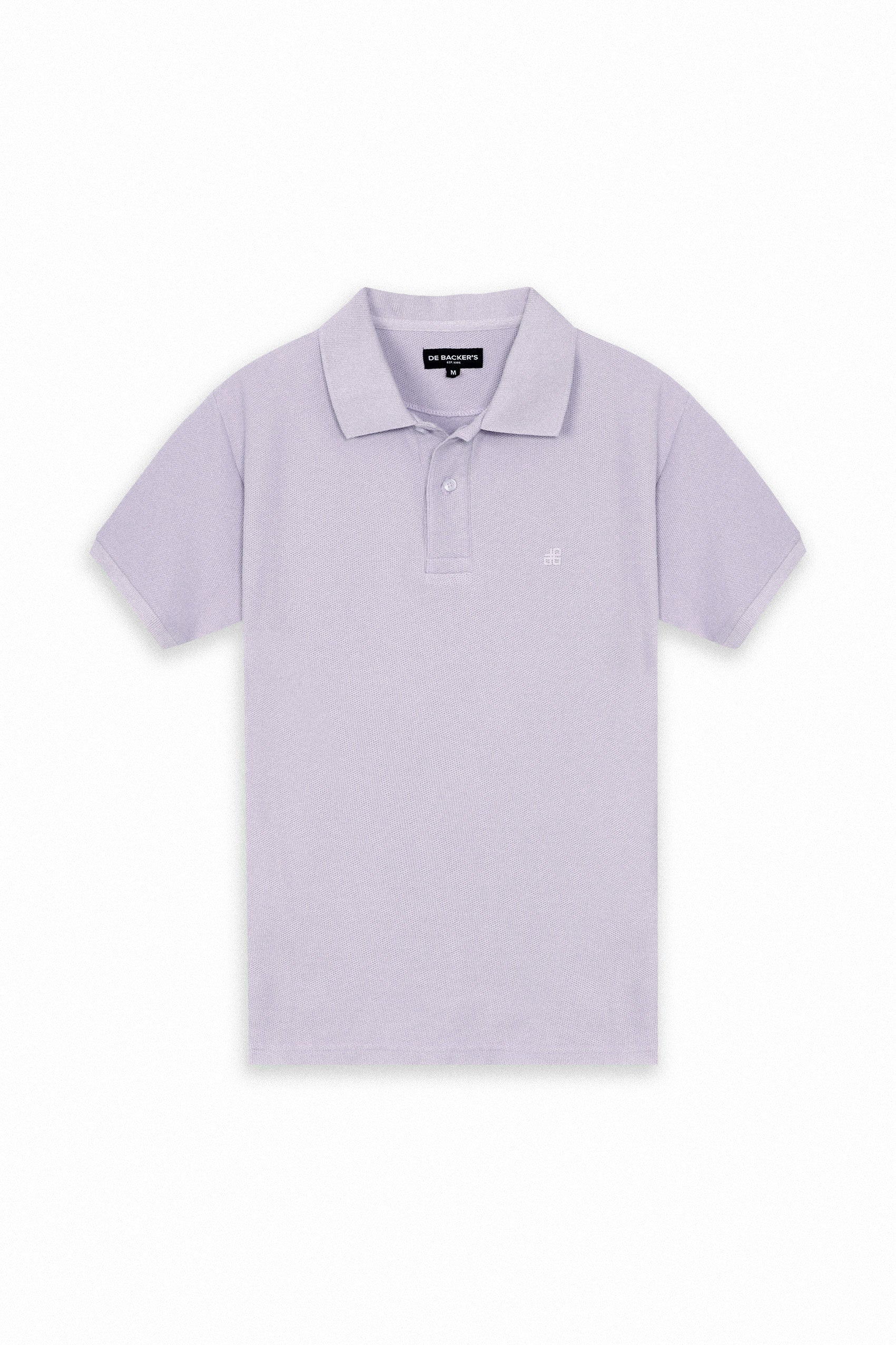 Pique Light Purple Cotton Polo