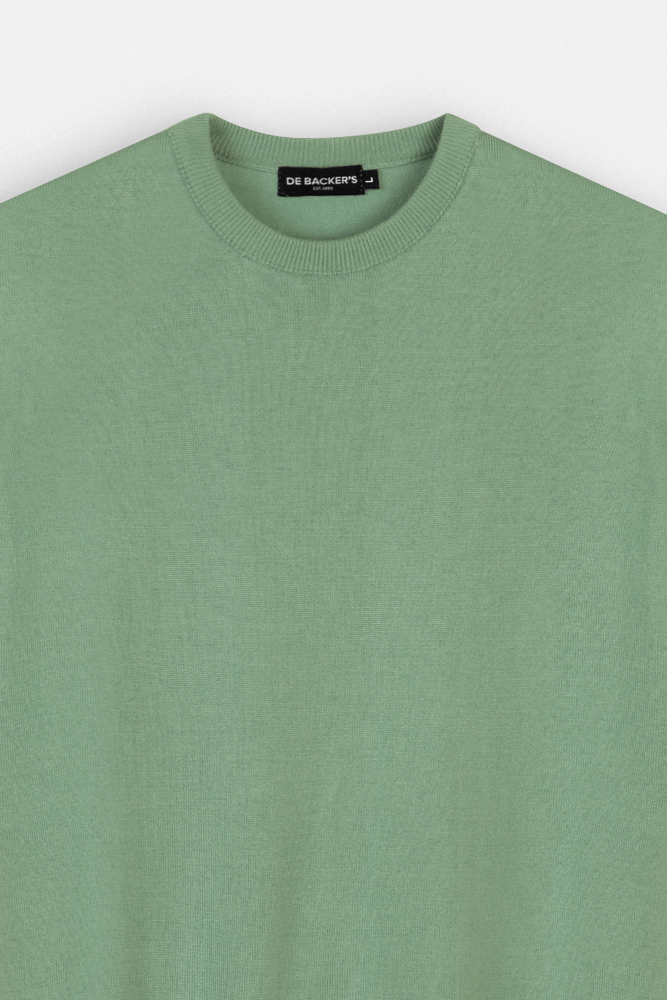 Green Knitted Round T Shirt