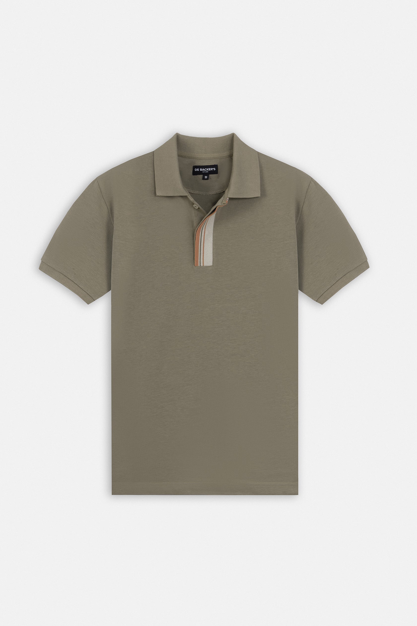Pique Coffee Cotton Polo
